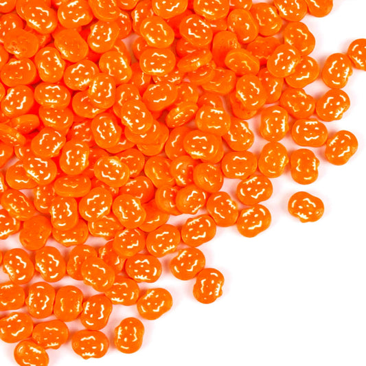 Edible Pumpkin Sprinkles for Cake Decorating, Halloween Orange Sugar Sprinkles, 150g/5.29oz, Perfect for Cake Decoration, Cupcake Decorations Ice Cream Toppings