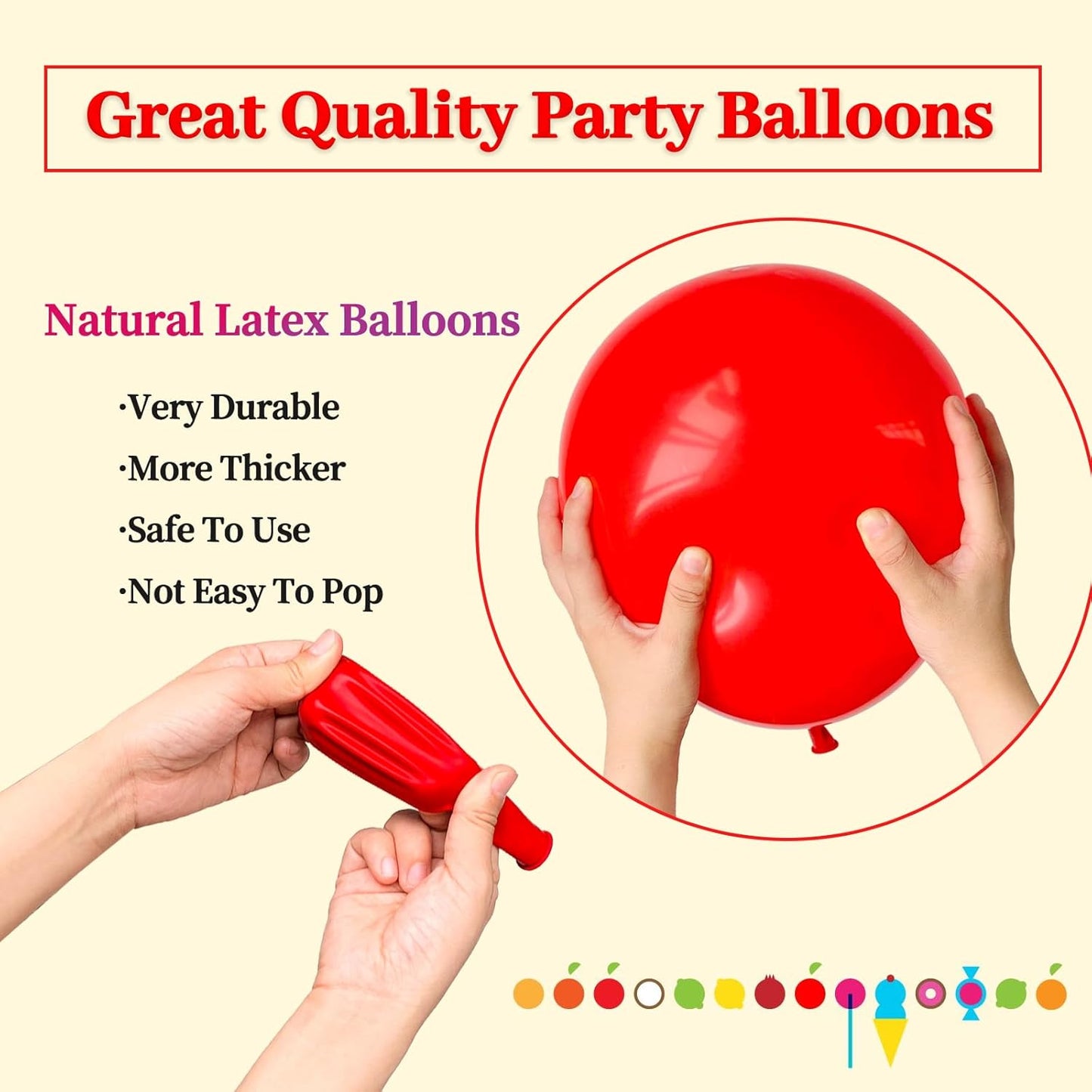 Assorted color Balloon 110pcs, color Latex Balloons 12 inch for Birthday Valentine’s Day Wedding(with 2 Ribbons).
