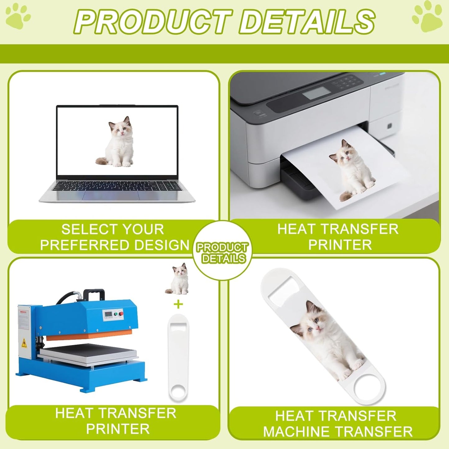 25 Pcs Sublimation Bottle Opener Personalized Blanks Flat Beer Bottle Opener Stainless Steel Sublimation Blank Products for Bar Kitchen Restaurant (White）