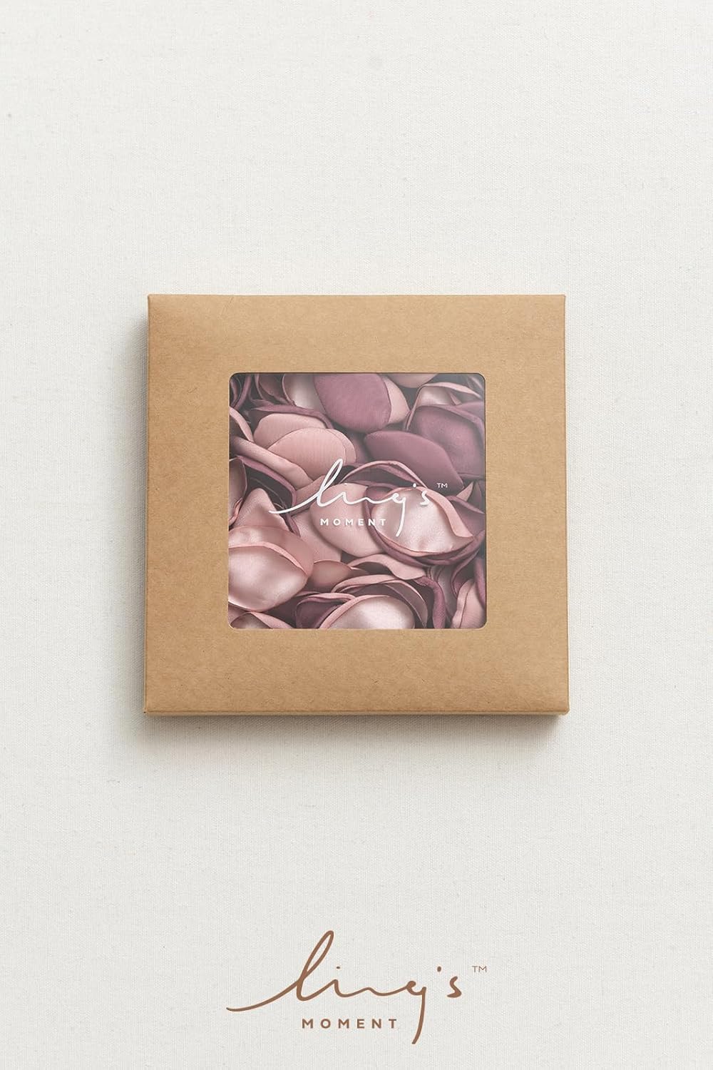Ling's Moment Rose Petals, Silk Flower Petals for Wedding/Aisle/Flower Girl Baskets/Table Centerpiece Décor,etc.Dusty Rose Mauve 400pcs