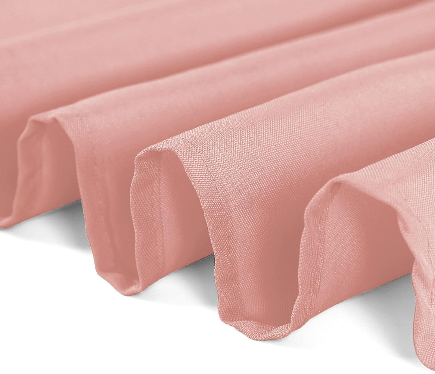 Rectangle Tablecloth 60x120 inch Washable Polyester Fabric Table Cloth for Wedding Party Dining Banquet Decoration（60x120, Dusty Pink）