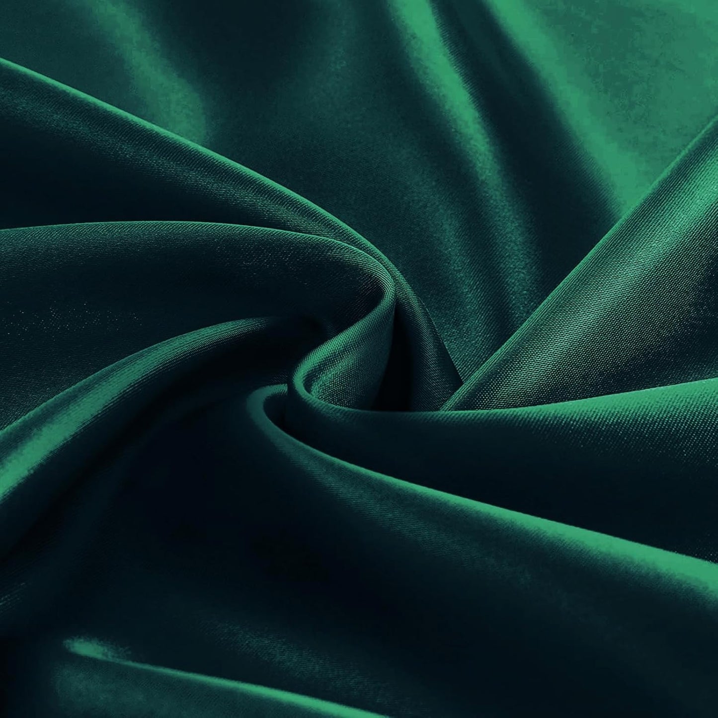 KKJIAF 1 Pack Round Table Cloths 90 Inch, Hunter Green Overlay Round Satin Table Cover, Silky Satin Dining Tablecloths for Wedding Buffet Parties Banquet Decoration