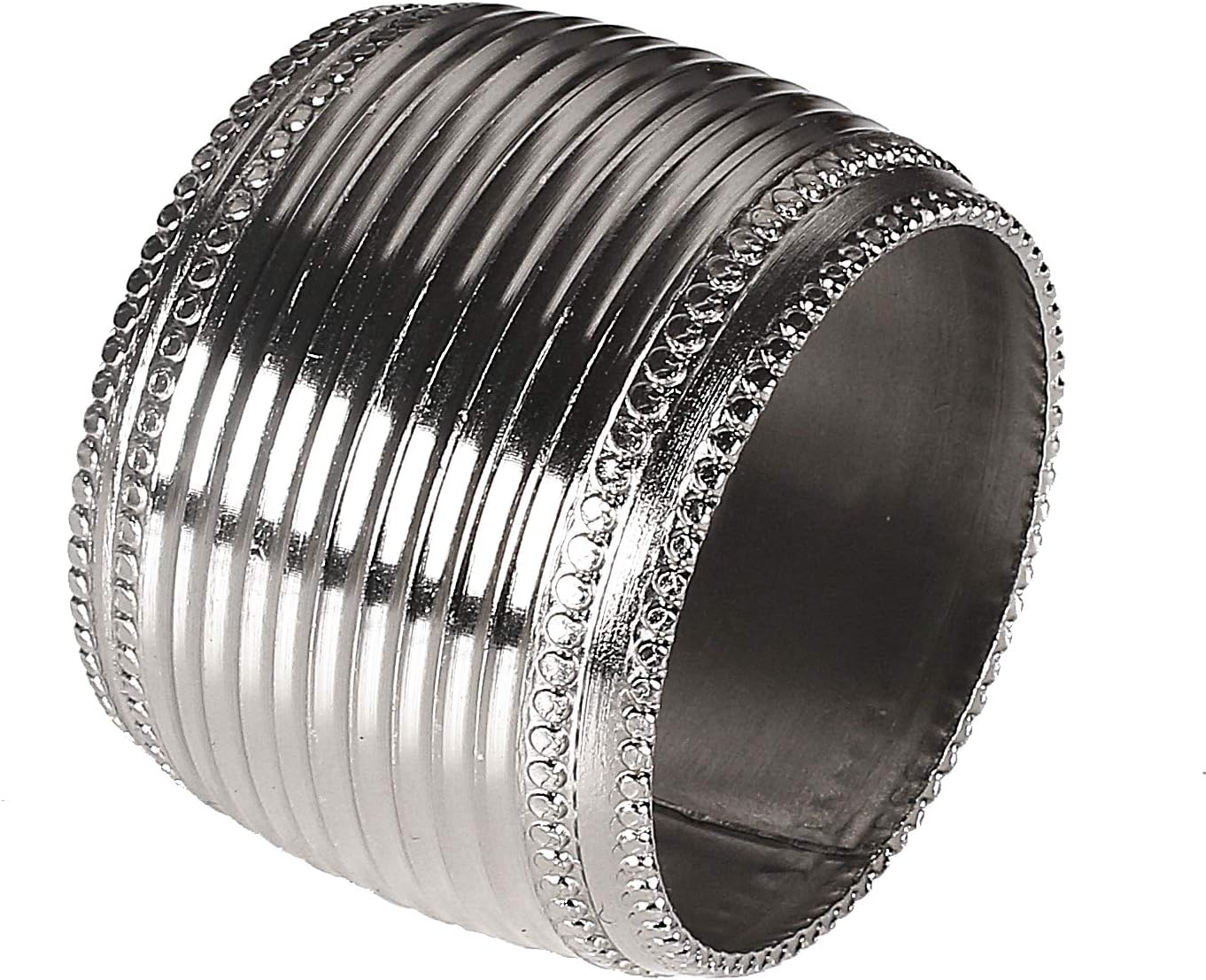 Silver Napkin Rings Set of 12 – Classic Metal Napkin Holders for Weddings, Dinner Parties, Family Gatherings, Holidays & Everyday Table Décor