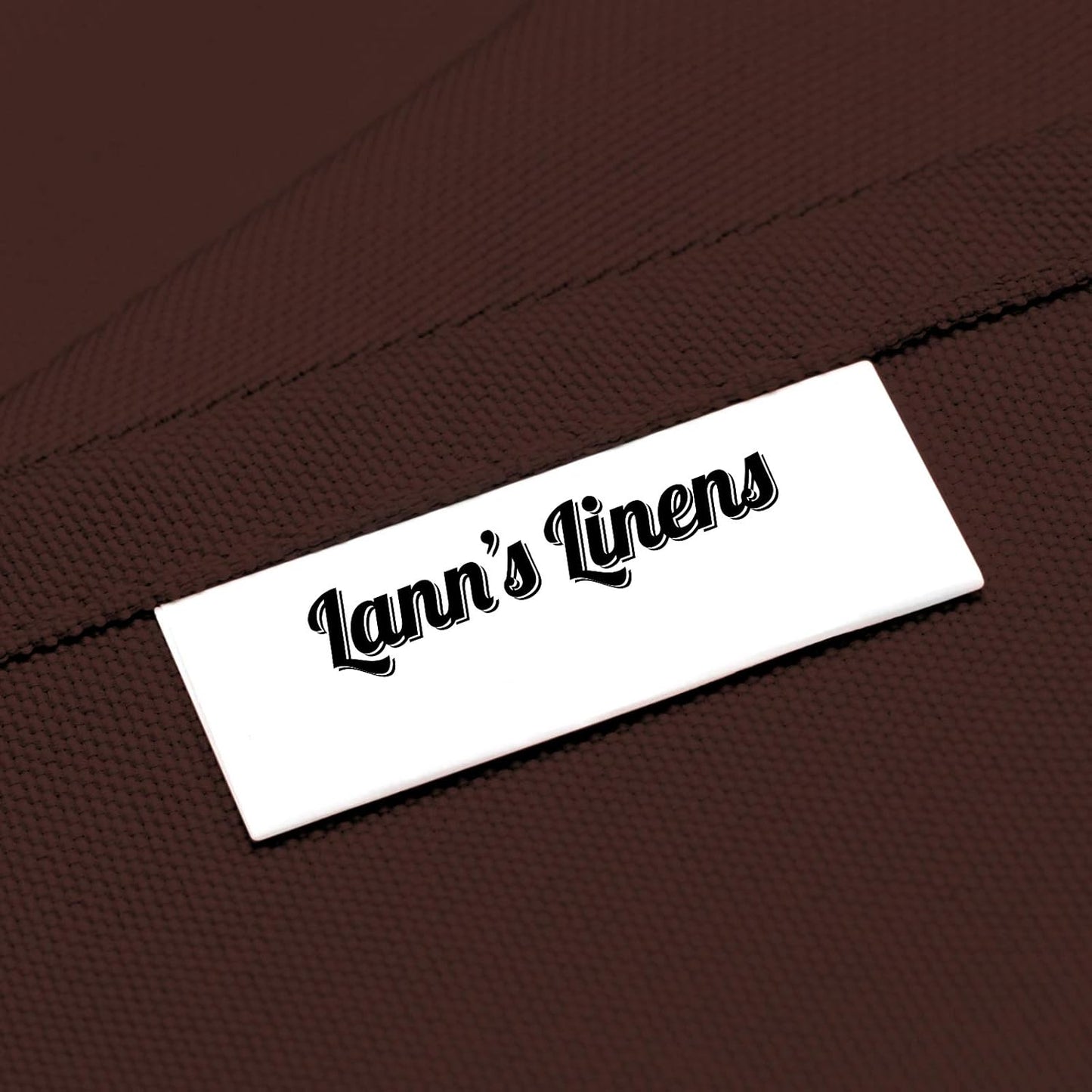 Lann's Linens - 70" Square Premium Tablecloth for Wedding/Banquet/Restaurant - Polyester Fabric Table Cloth - Chocolate Brown