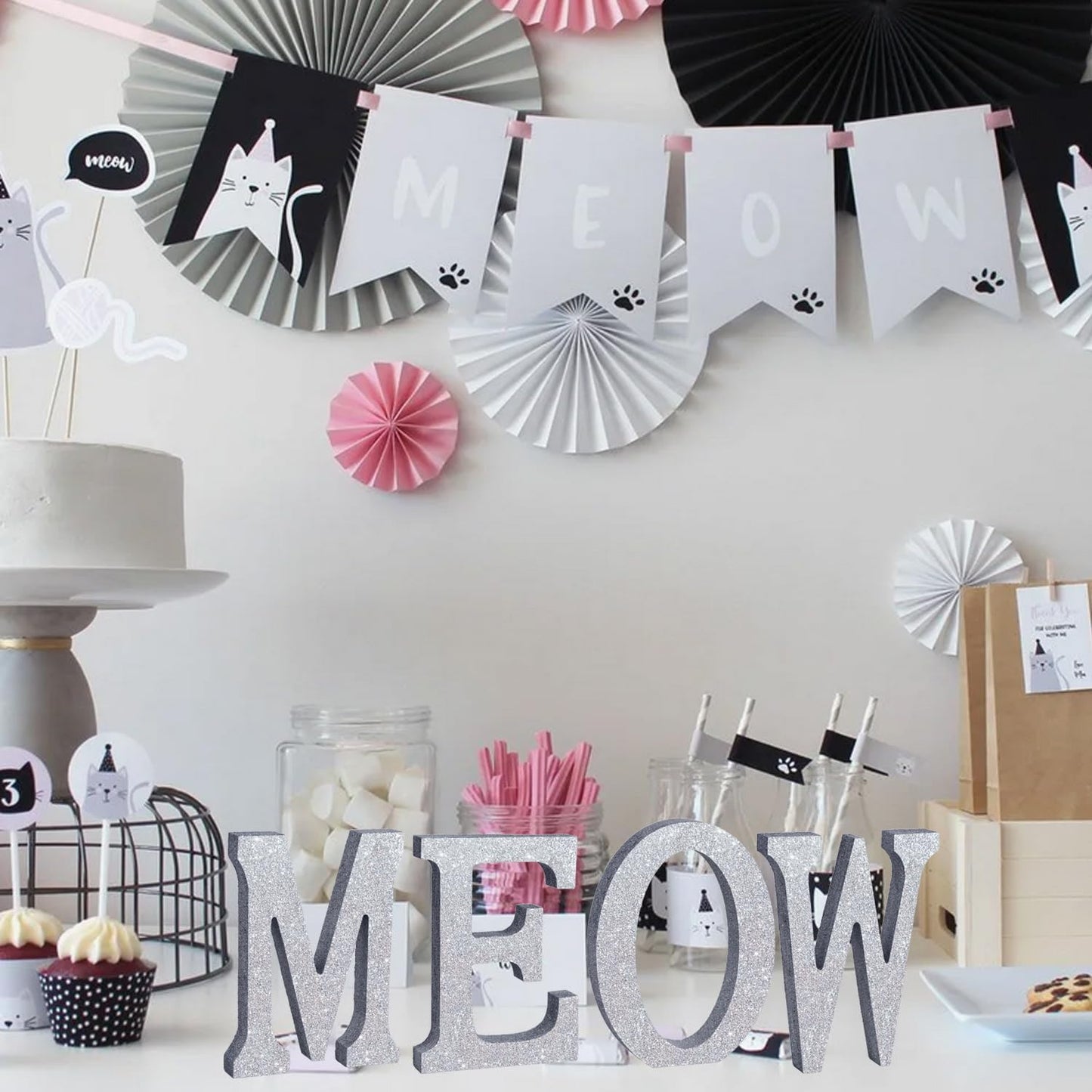 TONIFUL 8 Inch Silver Glitter Letter O Table Centerpiece A-Z Silver Birthday Party Decorations,Silver Alphabet O for Birthday,Chrismas,Graduation,Bridal Shower,Wedding,Anniversary Party Supplies