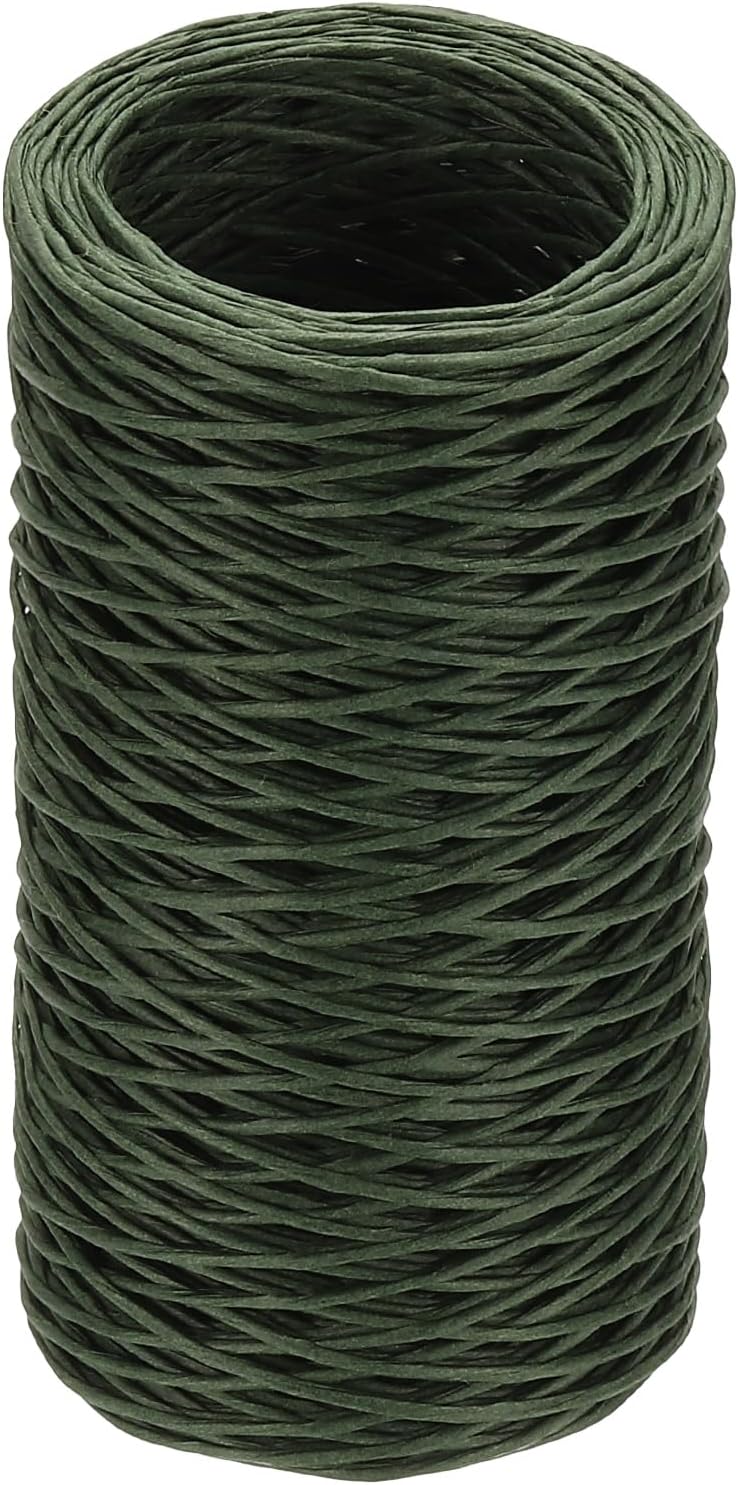 uxcell 164 Feet Floral Wire, 1mm Vine Bind Wire for DIY Crafts Flower Bouquet Christmas Wreaths Green
