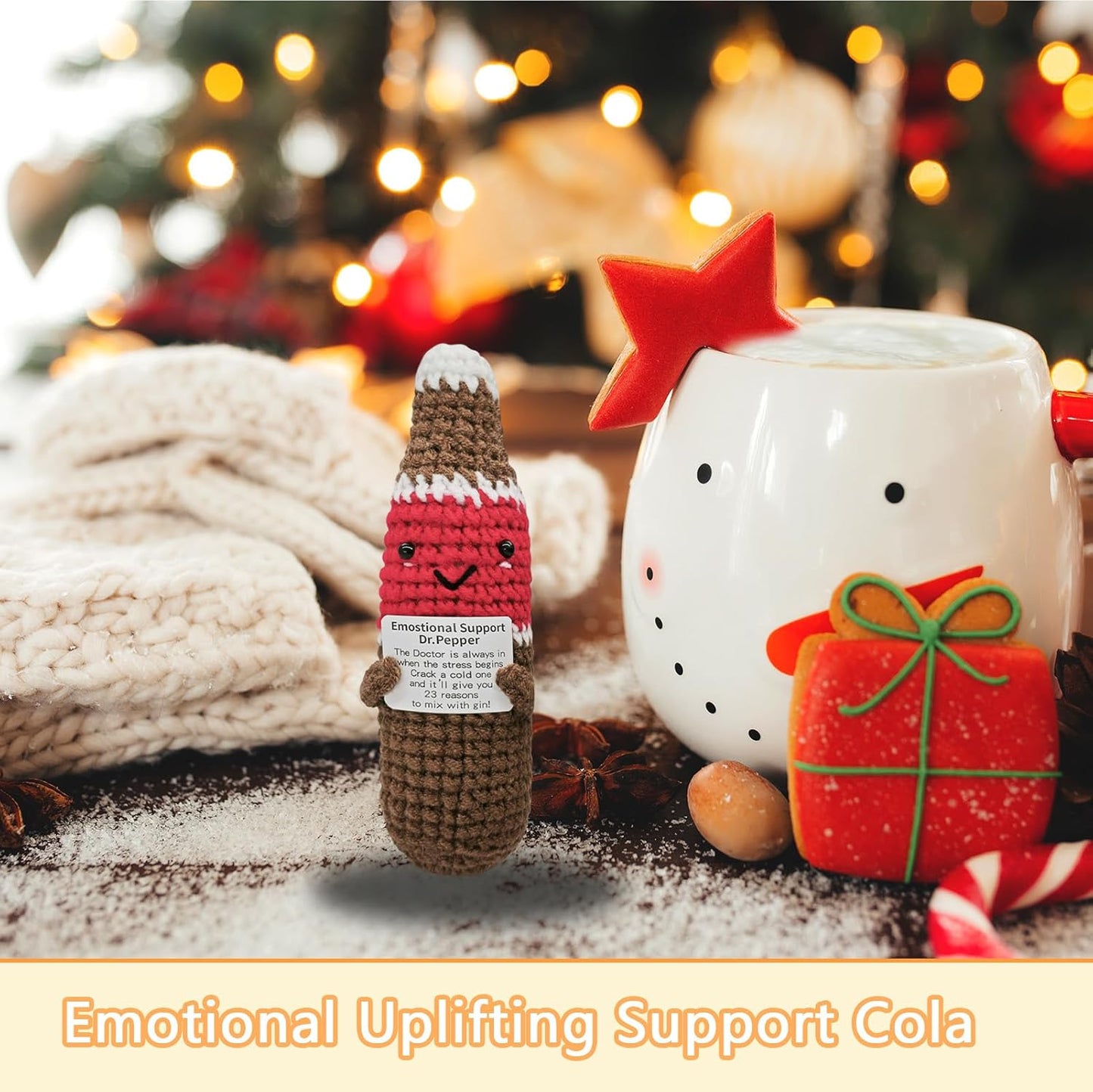 Birthday Gifts for Women Man-Emotional Cheer Support,Funny Handmade Cola Unique Cute Presents for Her Him Women Men Friend Coworker Family