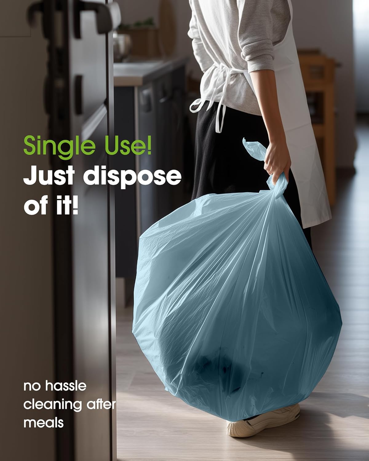 Pureegg Plastic Table Cloth Disposable 10 Pack, 54 x 108 Inch Table Cloths, Easter Party, Picnic, Wedding, Decorative Tablecloths, Rectangle, Baby Blue Plastic Cover, Leakproof & Sturdy, Light Blue