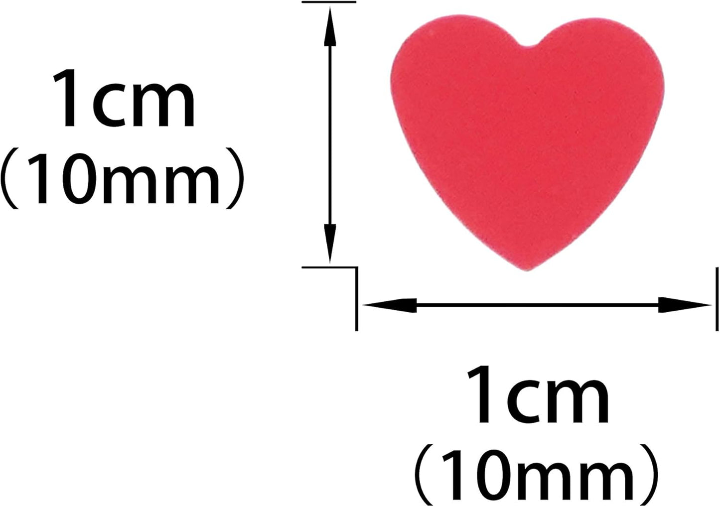 Red Love Heart Table Confetti - Valentines Day Party Foil Metallic Sequins Sprinkles Decorations, 60g