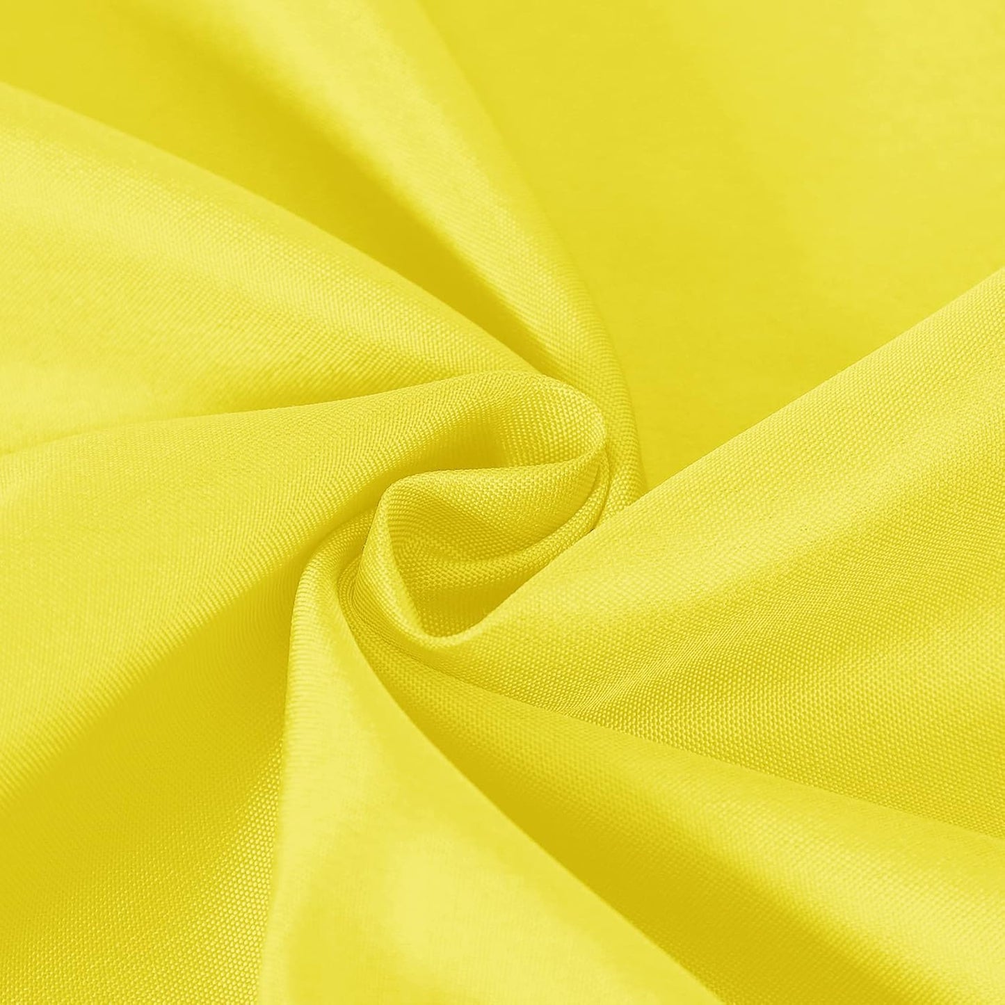 Cupuamon Square Tablecloth 70x70 inch Washable Polyester Fabric Table Cloth for Wedding Party Dining Banquet Decoration（70x70,Yellow）
