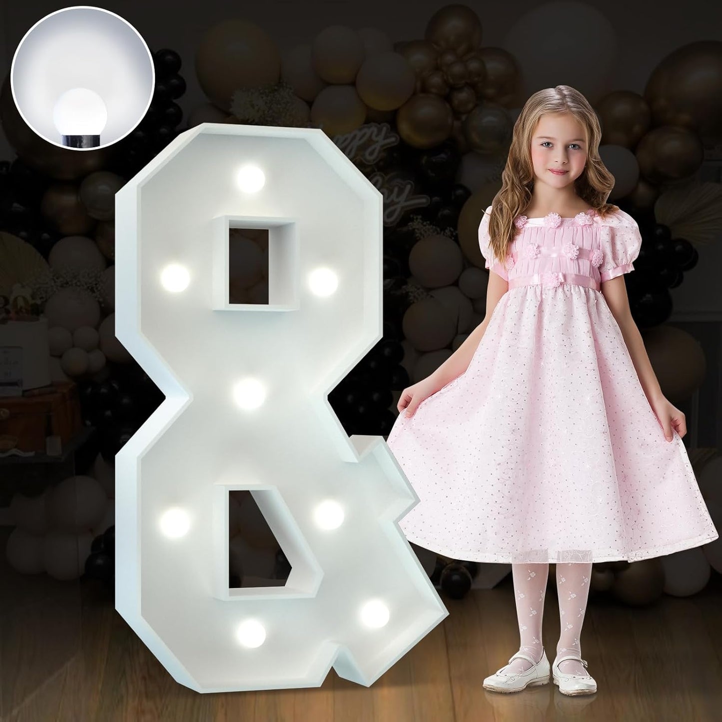Marquee Letters 3 Feet Tall Large Light Up Letters Baby Shower Decorations Wedding Engagement Proposal White Party Decorations Mr and Mrs Sign Big Cardboard Backdrop &