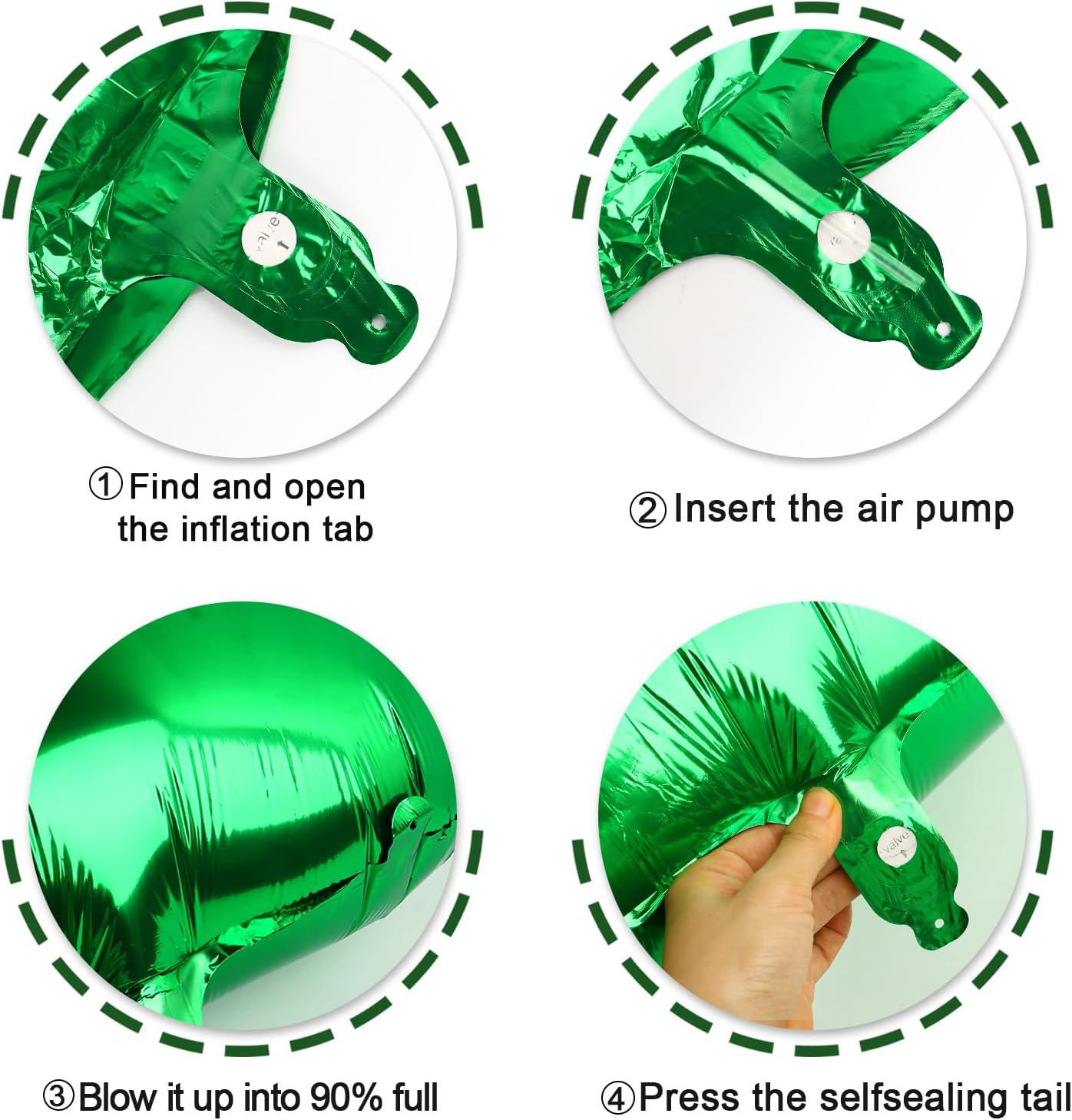 Green Number 17 Birthday Balloon 40 Inch, Digital Balloons for 17 Party Celebration Decorations Supplies, Mylar Foil Numbers Balloon for 17 Wedding Anniversary