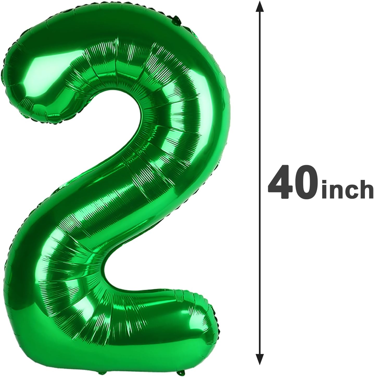 40 Inch Big Green Number 12 Balloon Birthday Decoration, Number 12 Helium Balloon Celebration, Boy Girl Baby Anniversary Party Graduations Supplies Decorations