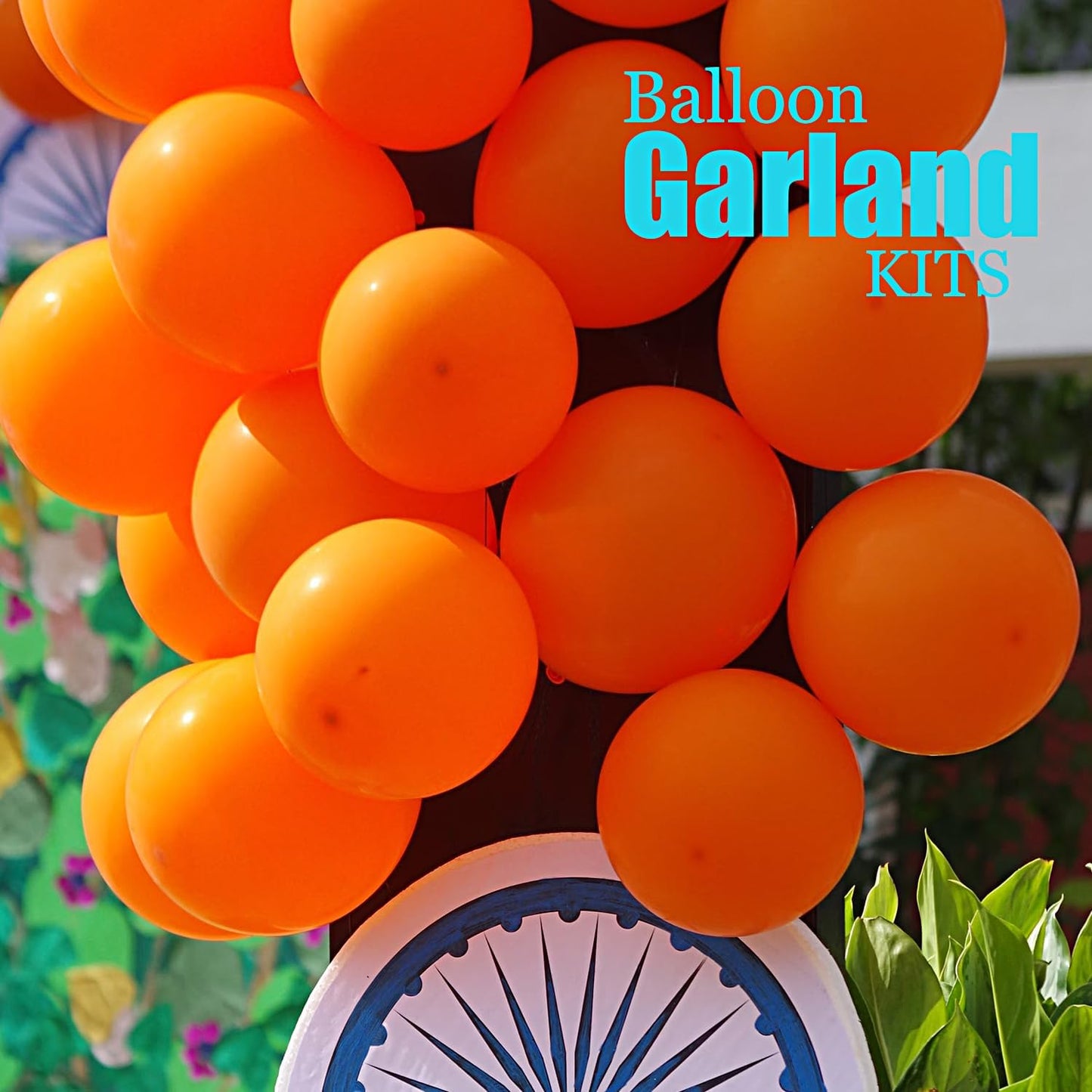 110pcs Orange Balloons 12 Inch Latex Balloon Arch Kit for Birthday Baby Shower Anniversary Graduation Wedding Party Decorations