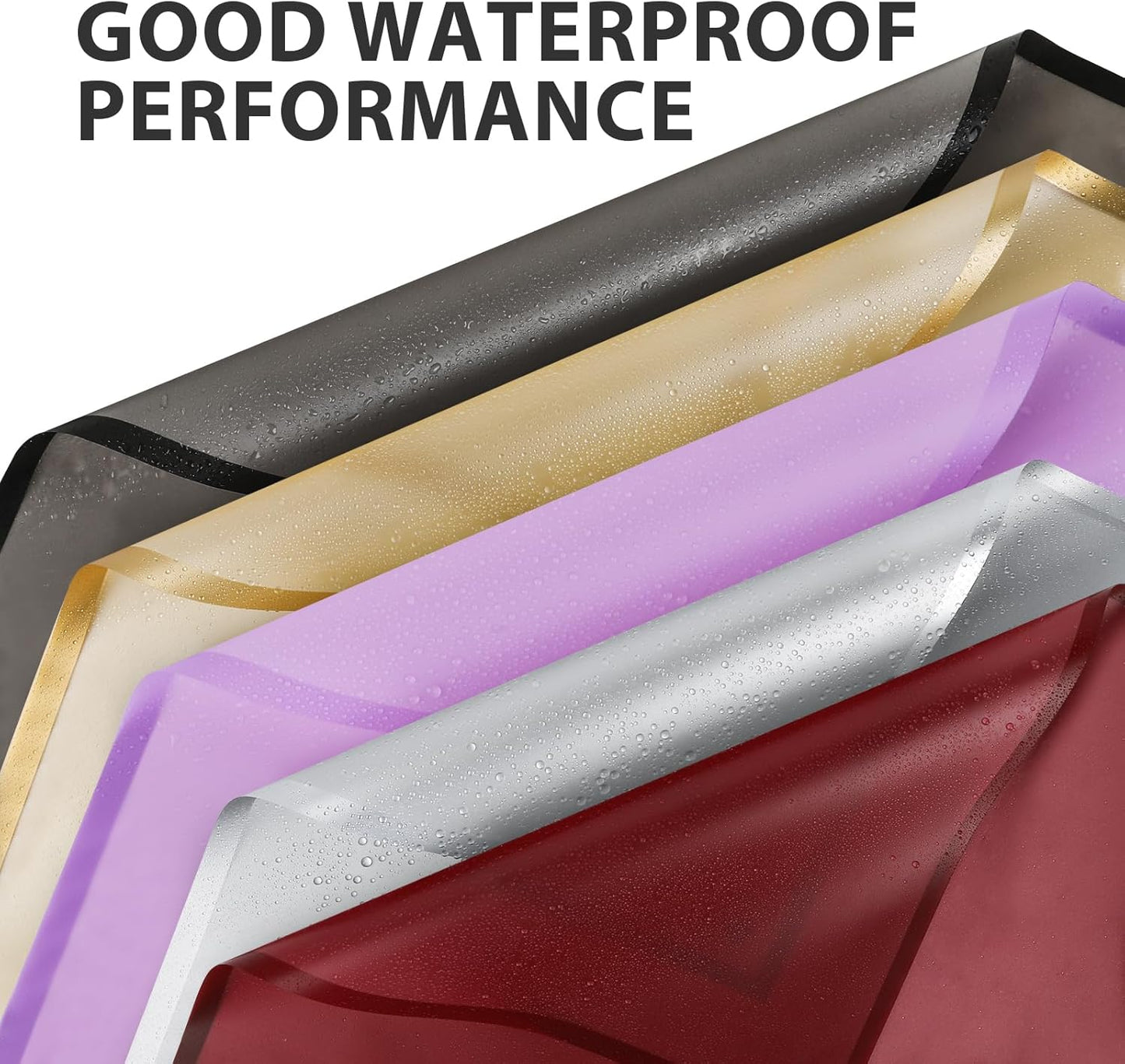 NESCCI 200 Sheets Flower Wrapping Paper - Waterproof Florist Bouquet Paper,70Ft Satin Ribbon, 36 Pcs 3D Butterflies 100 PCS Flower Pins for Wedding Birthday Gift DIY(Translucent Multicolored)