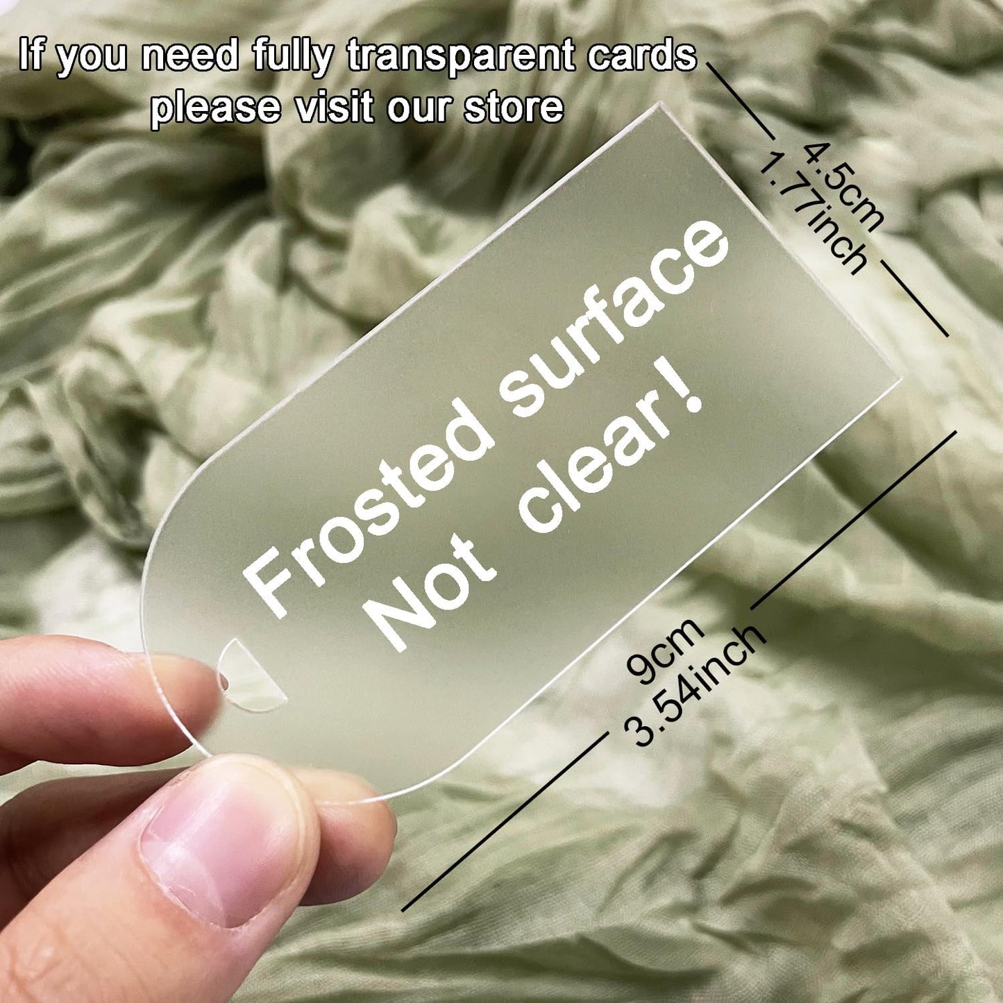 50Pcs Acrylic Place Card for Wedding Frosting Acrylic DIY Table Seating Cards Wedding Supplies with Rose Ribbon