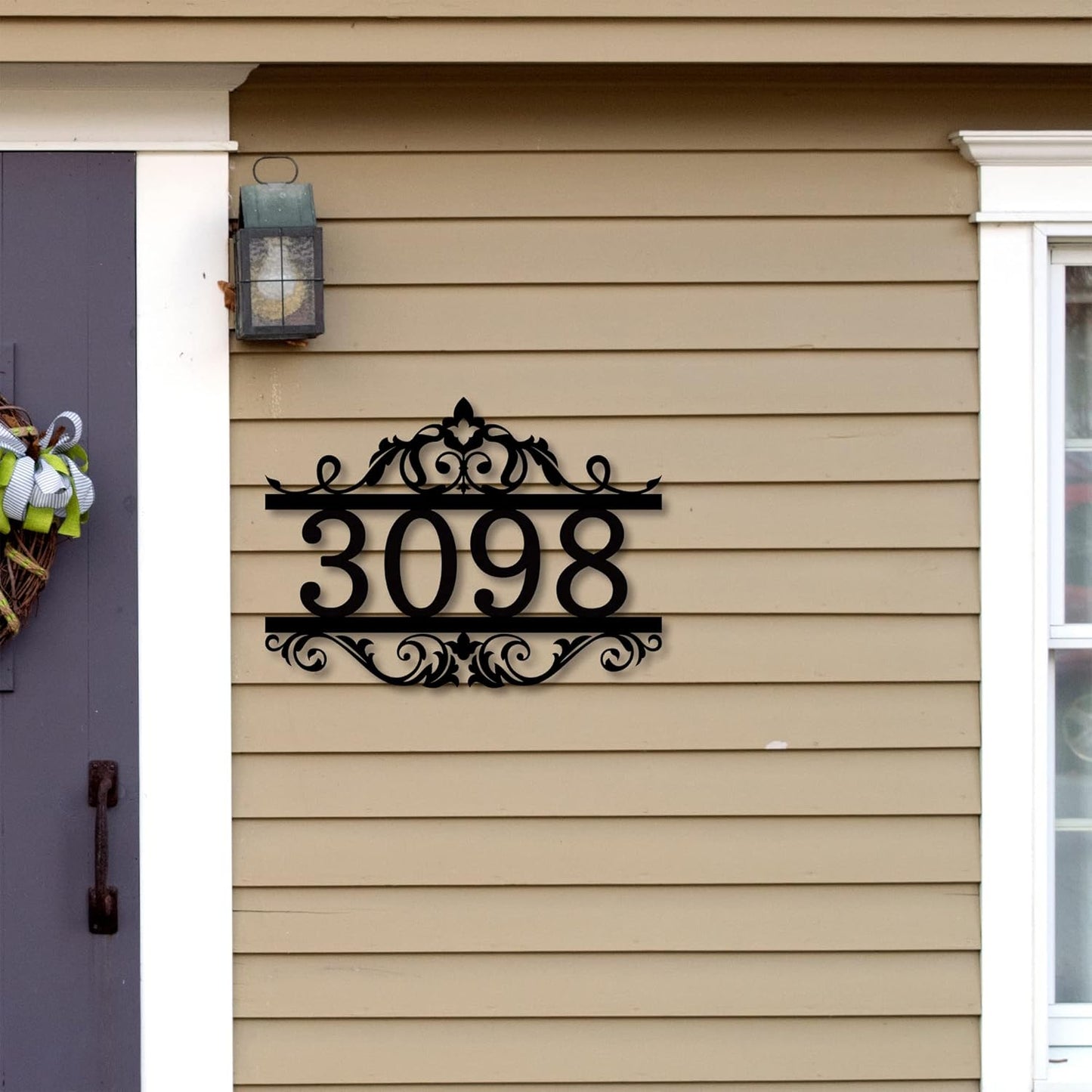 Custom Metal House Numbers for Outside | Personalized Address Numbers for House | House Numbers Sign | Black, White, Silver or Gold Outside Wall Decor