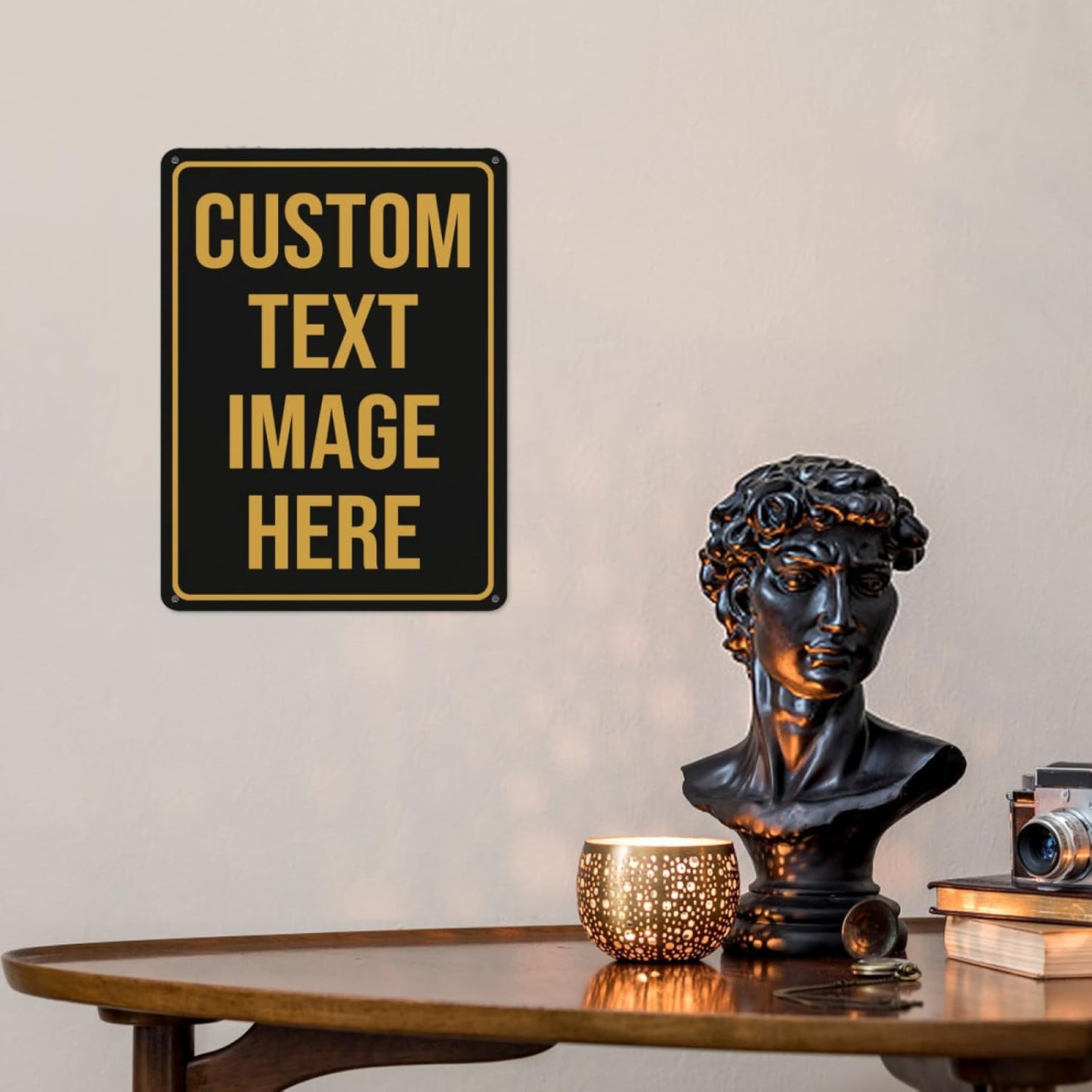 Custom Metal Signs - Personalized Signs for Office, Home, Bar - Indoor/Outdoor Use - 17"x12"