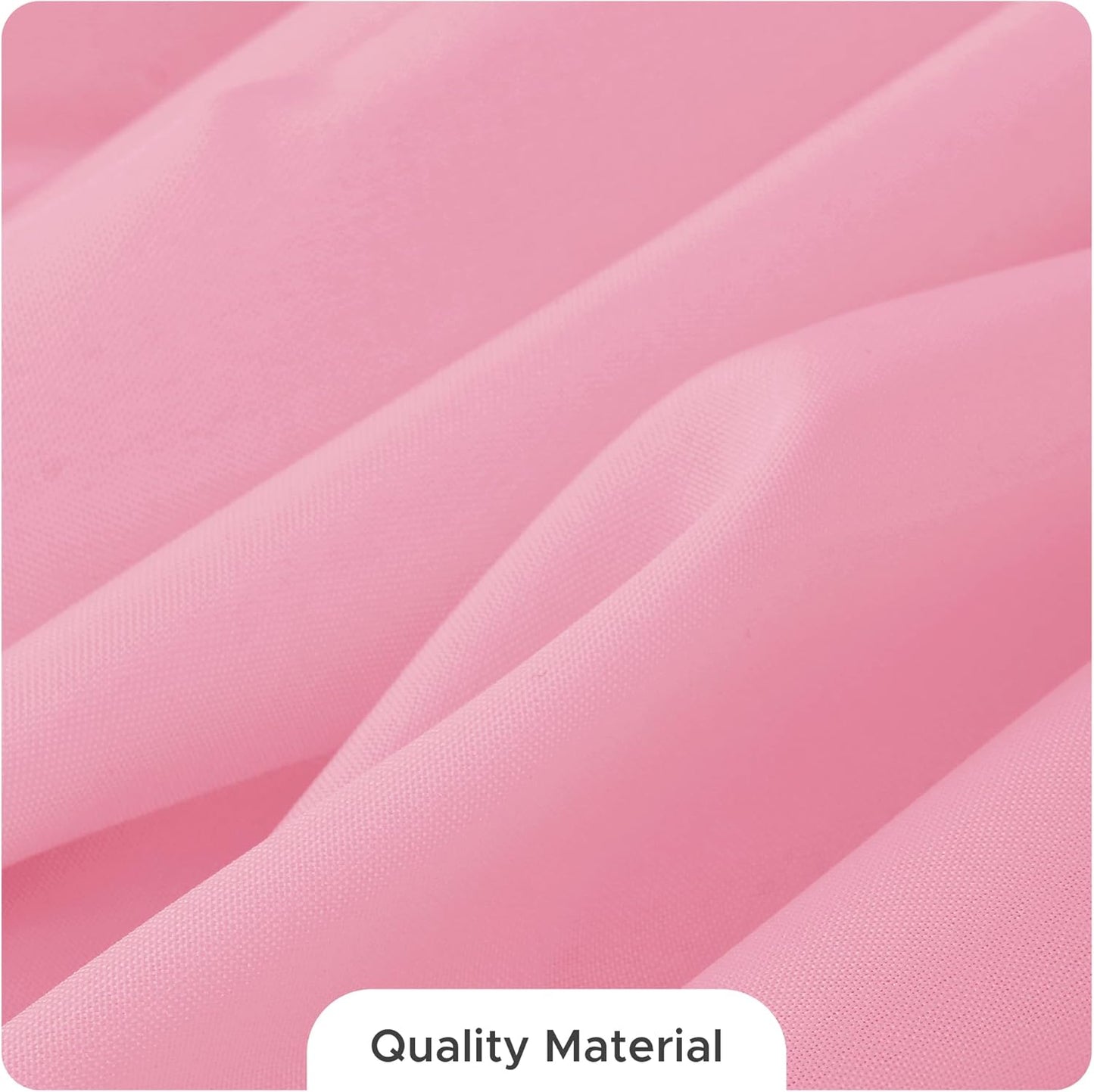 Fitable 8 Pack Round Tablecloths: Stain Resistant Wrinkle Free Circle Table Clothes, Washable Reusable Polyester Table Covers for Wedding Party Birthday Banquet Reception(Pink, 84 Inch)