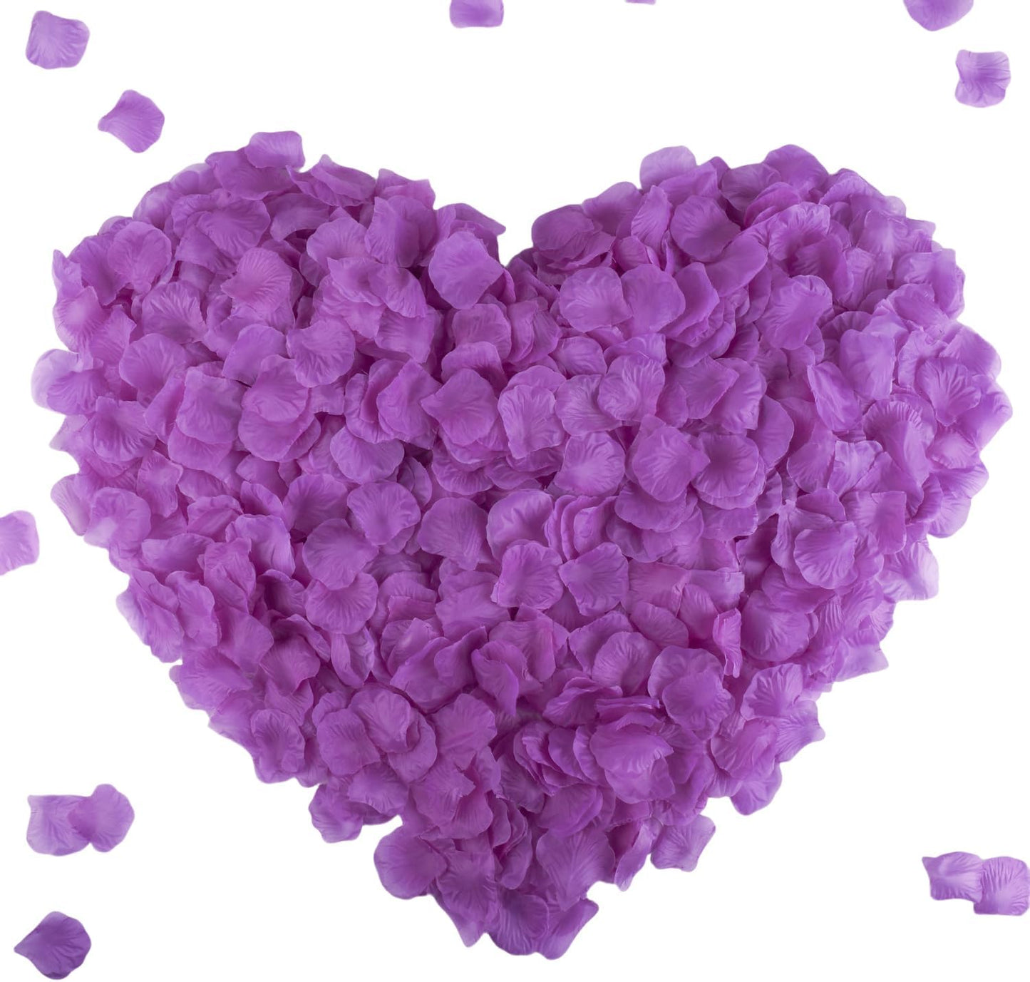 CODE FLORIST 2200 PCS Silk Flower Rose Petals for Wedding Decorations (Purple)