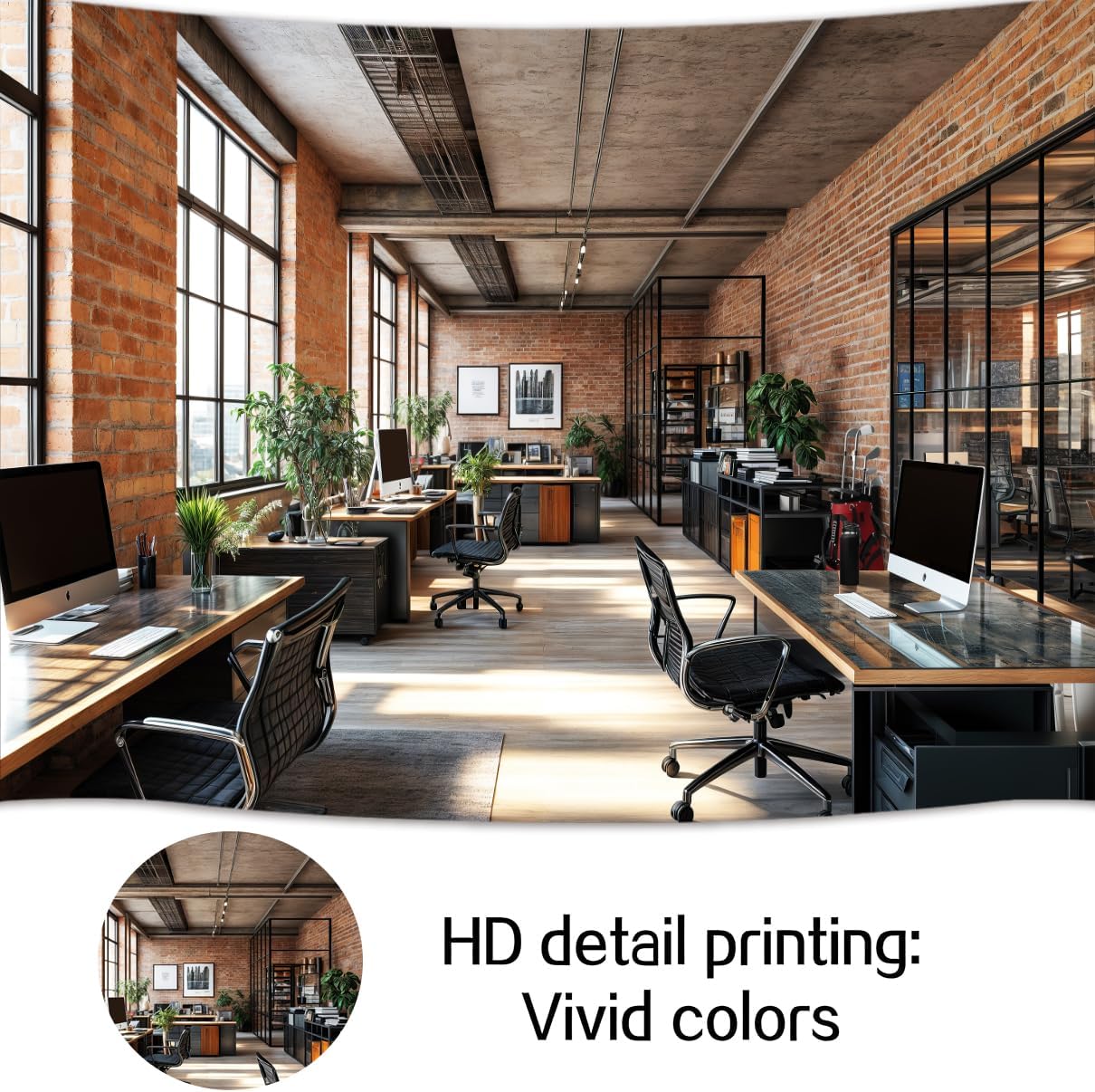 15X10ft Office Video Photo Backdrop Photography Background for Recording Conference, Zoom Home Podcast Backdrops Photo Booth Prop Decorations Wall Decor Tablecloth