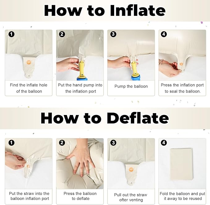 40 Inch Cream White Sand Love Balloons - Letter for Valentines Day, Ivory Alphabet Balloons for Lovers Couple Propose Wedding Marriage Anniversary Party Decorations