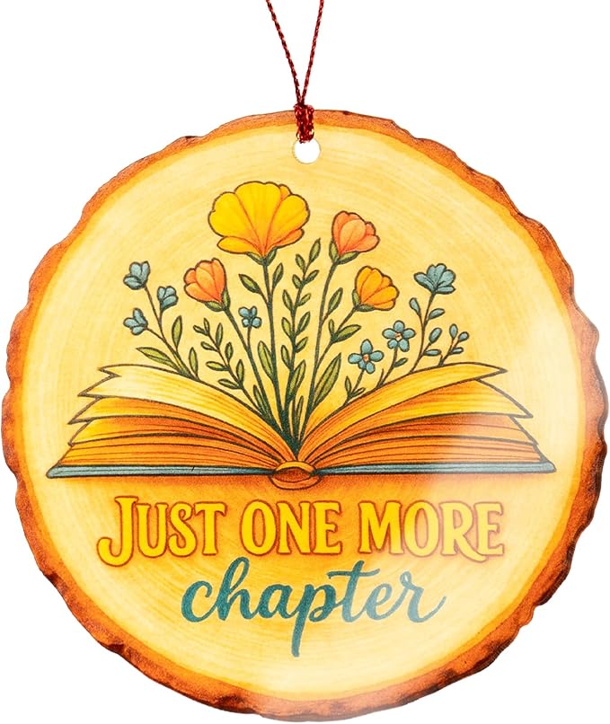 Funny Christmas Book Ornament 2025 - Book Christmas Ornament - Book Lover Gifts for Women - Books Ornaments for Christmas Tree - Bookish Gifts - Christmas Ornaments 2025 for Gift, Decor, Exchange