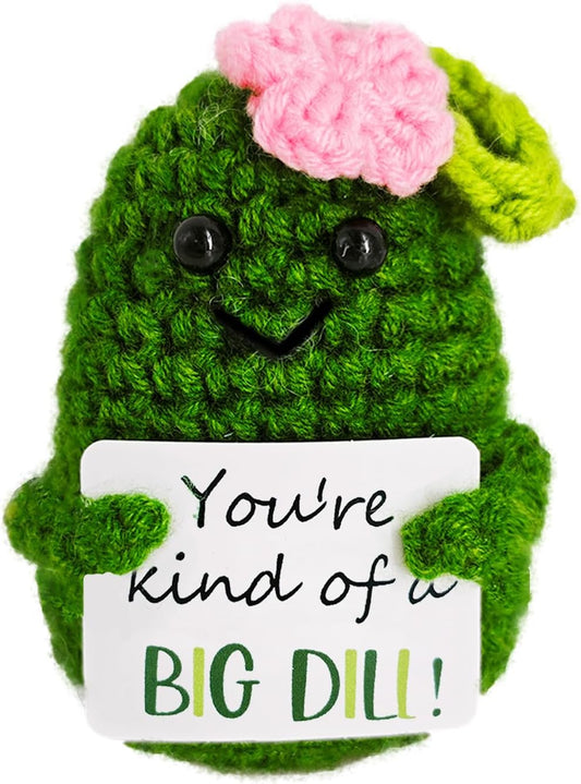 Emotional Support Crochets,Cute Melon Crochet Pattern,Handmade Crochet Melon Birthday Gift for Friend,Besties,Brother,Customized Graduation Gift,Funny Gifts,Funny Stuff