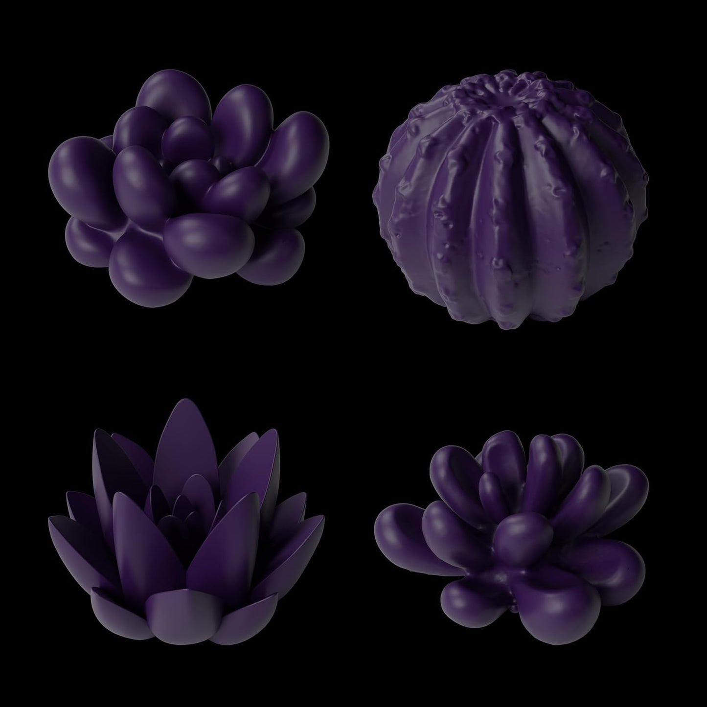 8-in-1 Resin Casting Molds - Succulent & Floral Designs, Jewelry & Candle Making, Silicone & Soap Molds