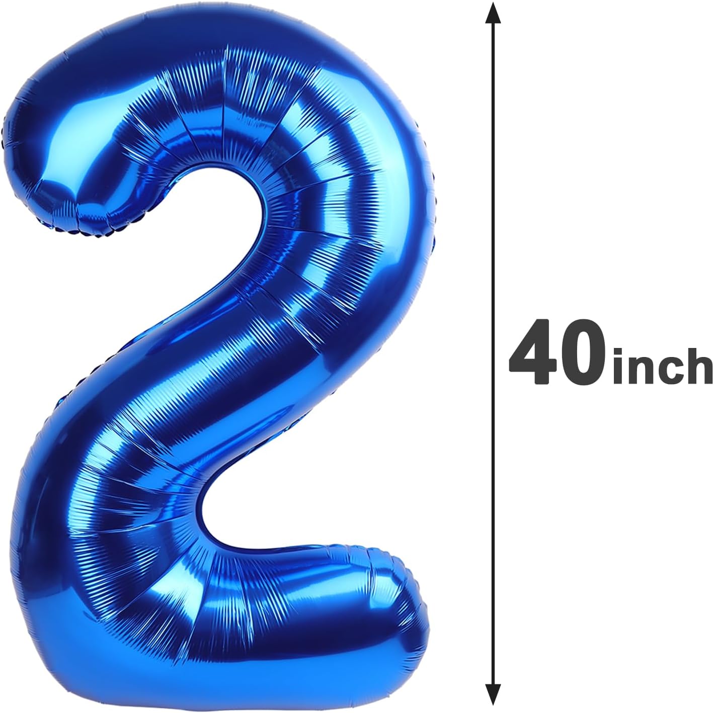 Big Mylar Navy Blue 25 Balloon 40 Inch, 25 Birthday Number Balloon Decorations, Men Boy 25 Birthday Numbers, Anniversary Party Supplies Foil Number Balloons
