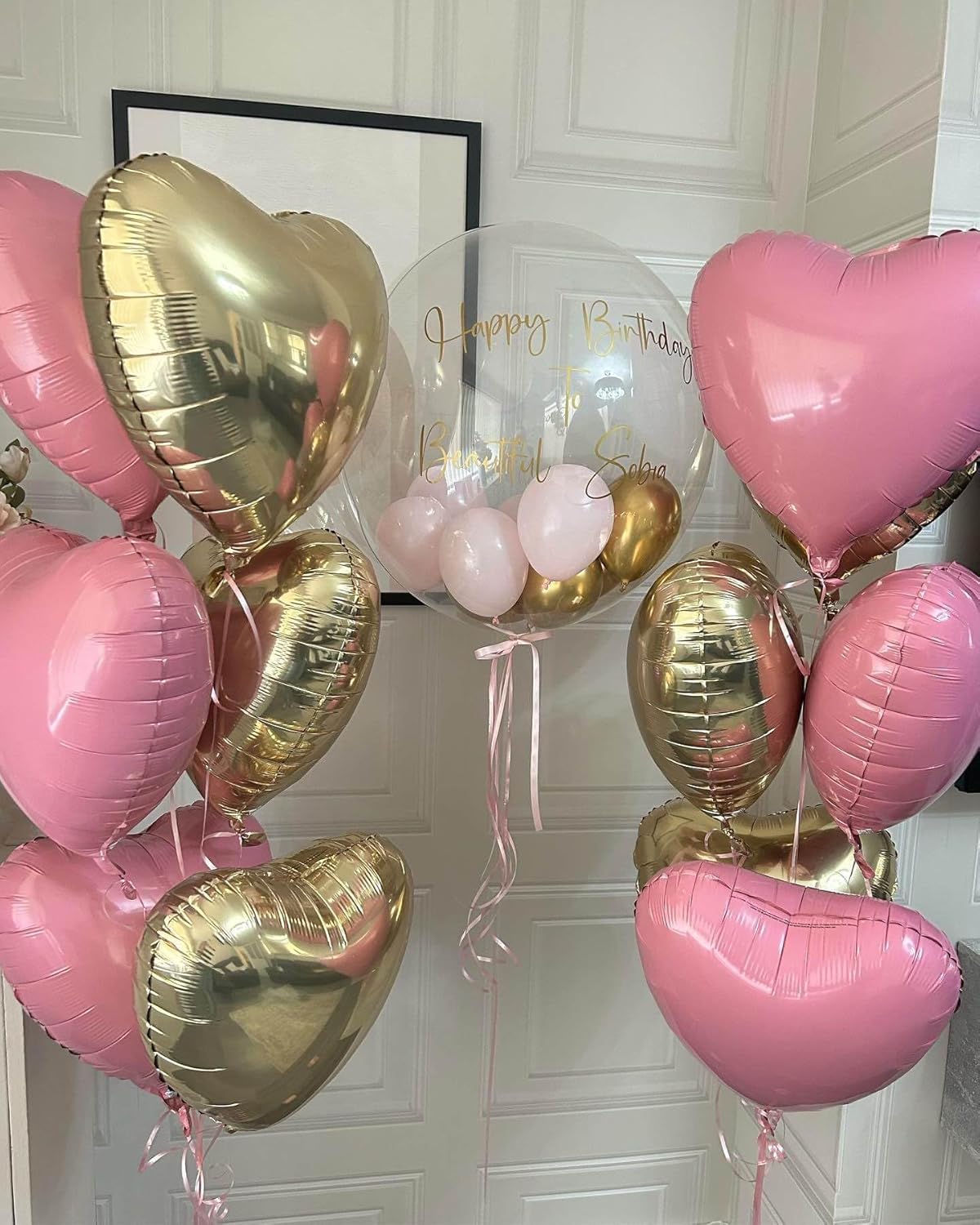 Pastel Pink Heart Shaped balloons Pack of 10,18 Inch Love Valentine Balloons Heart Romantic Balloons For Valentines Day Propose Marriage Wedding Bridal Shower Engagement Party Decorations