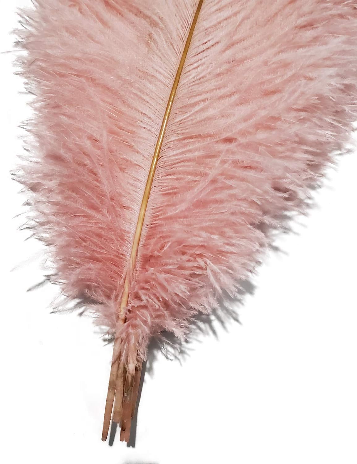 Happy Feather 16-18 inch Pink Ostrich Feathers Cratfs for Wedding Party Centerpieces Home Decoration DIY Craft Pack of 10