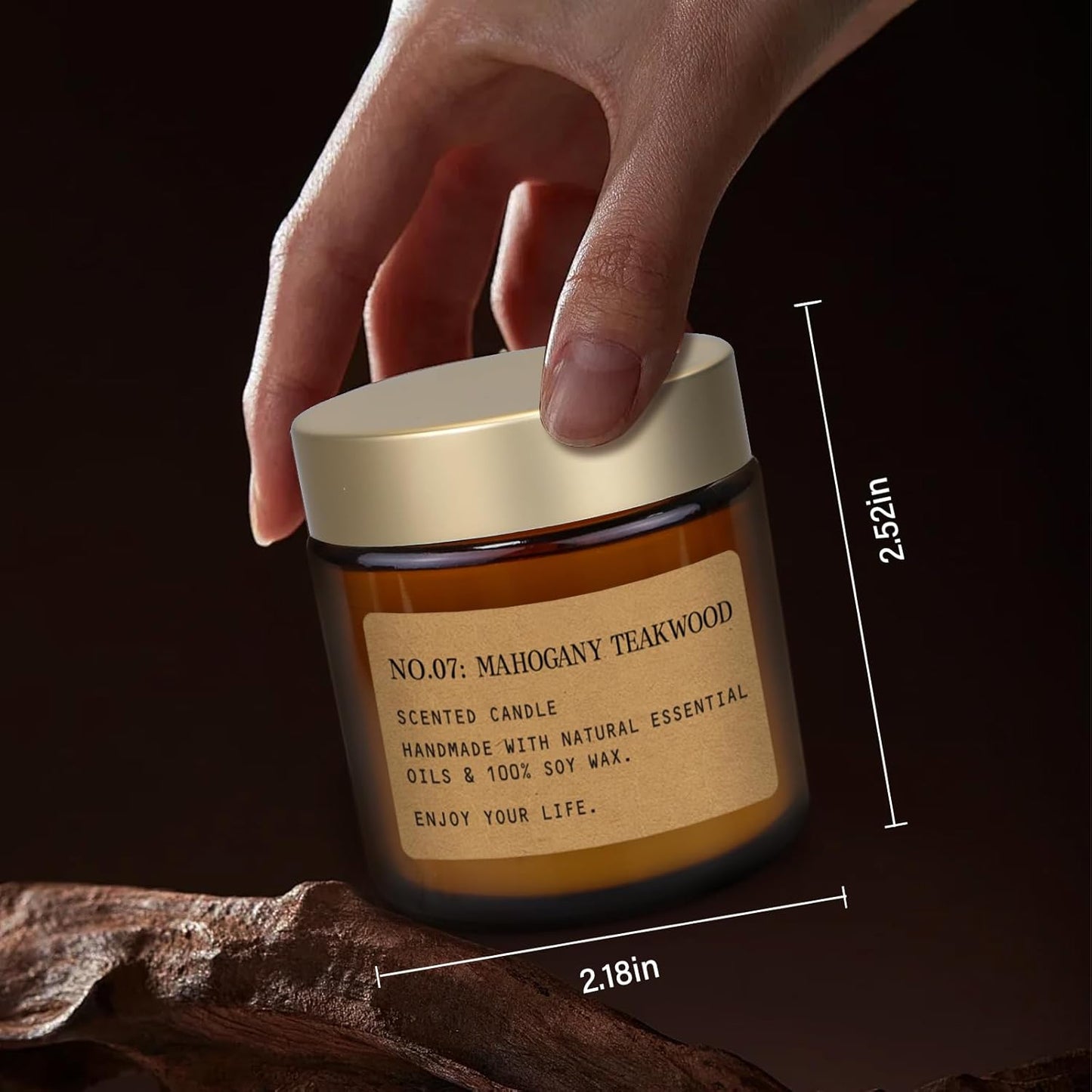 12 Pack Aromatherapy Candles for Home Scented, Aromatherapy Jar Candle Gifts for Women, Natural Soy Wax Amber Candle Set, Scented Candles Set for Birthday Valentine Birthday Day Present