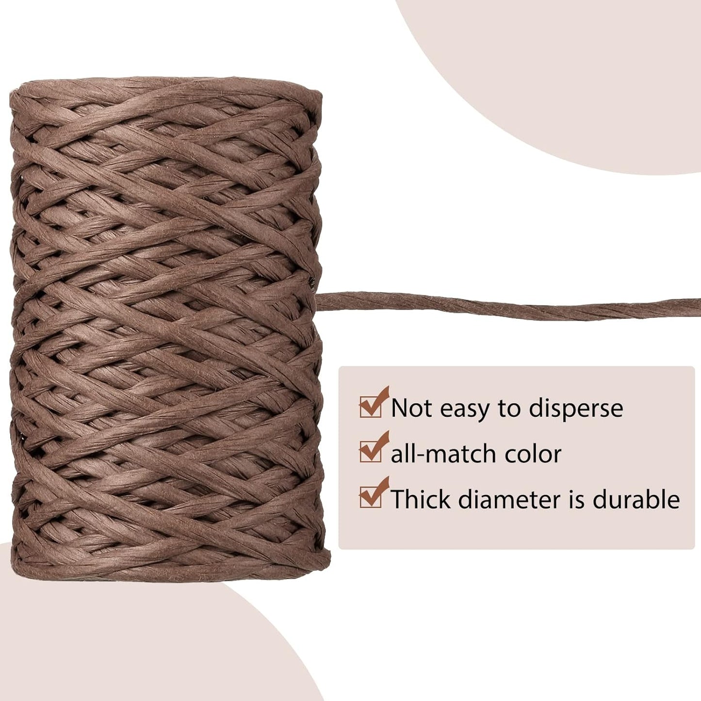 65 Feet Floral Wire Rustic Vine Bind Wire for Craft Wrapping Flower Bouquets(1 Roll,Dark Brown)