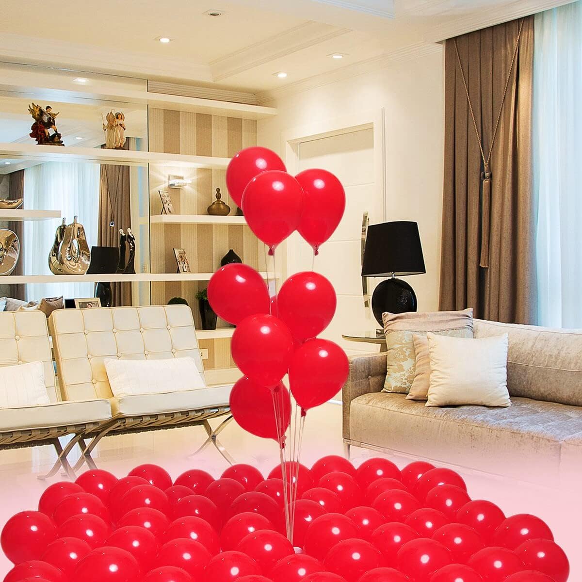 400 Pack Red Balloons 5 Inch Latex Small Balloon for Birthday Wedding Bridal Baby Shower Party Decorations