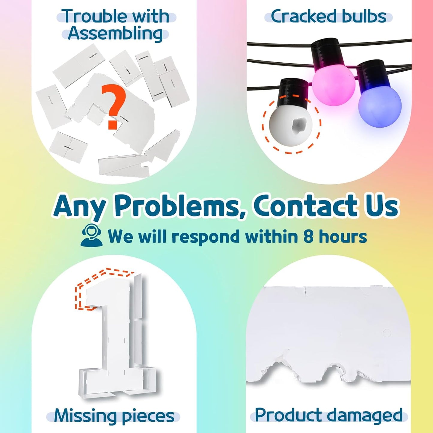 imprsv 3FT Colorful Marquee Light Up Letters O, 18 Color Light Up Alphabet Sign with Remote, Baby & Large Letters for Baby Shower, Birthday, Engagement, Wedding Party Decor