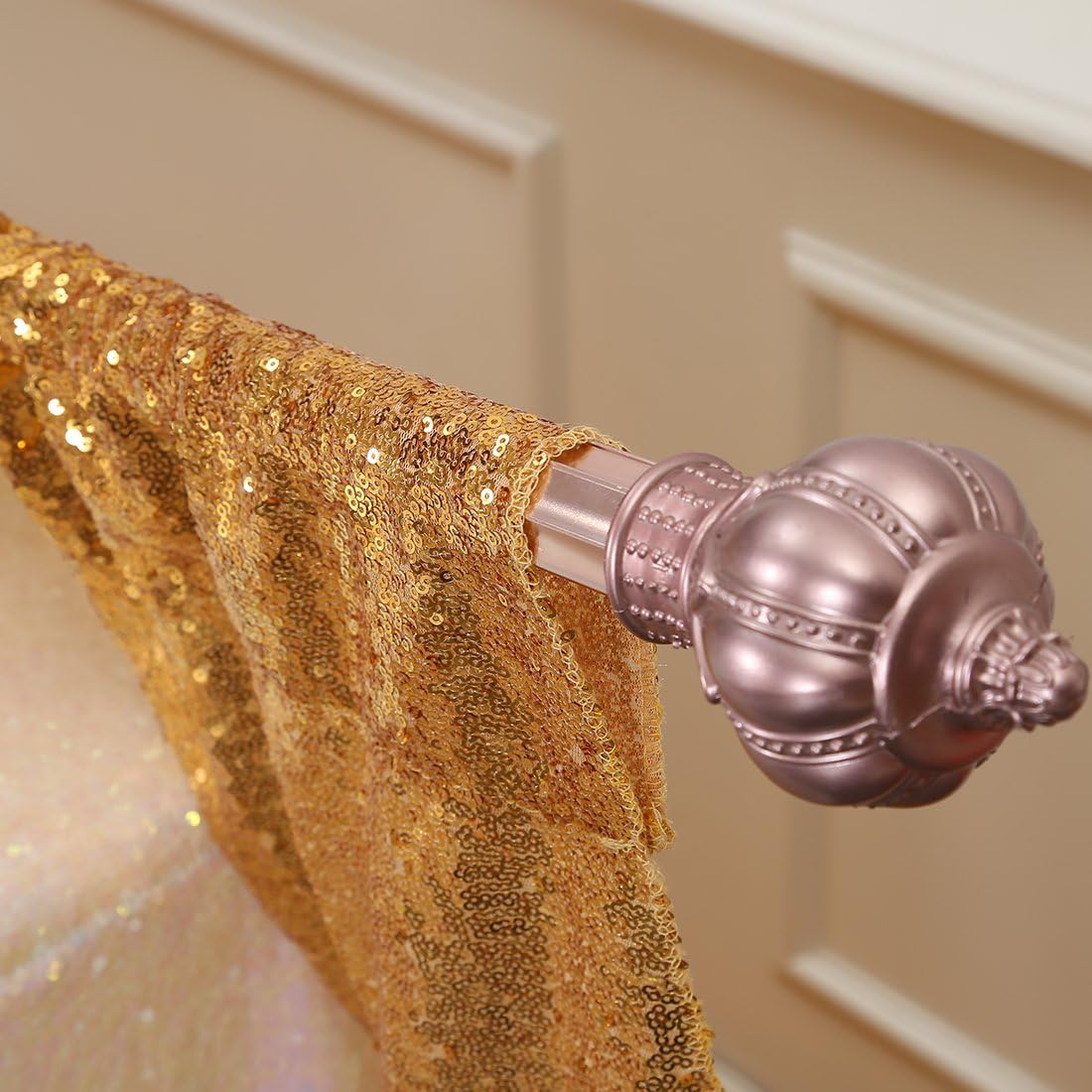 Poise3EHome 7FT x 7FT Sequin Photography Backdrop Curtain for Party Decoration, Navy Blue