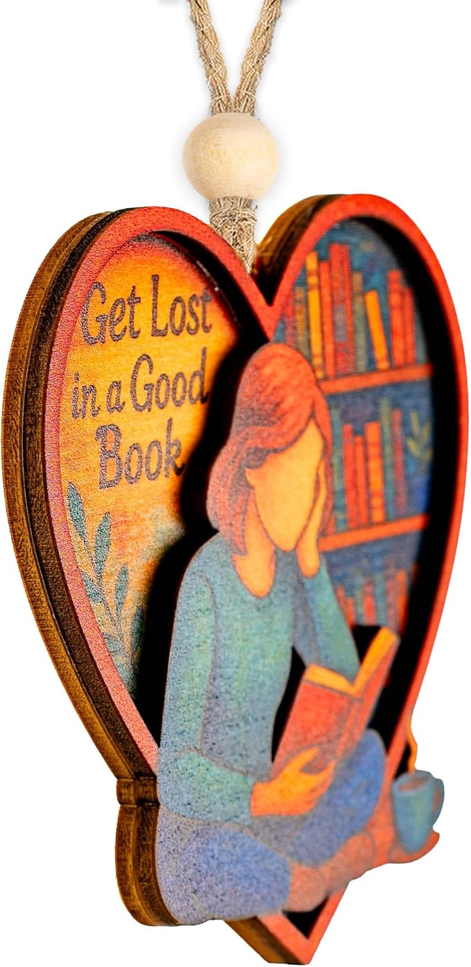 Funny Christmas Book Ornament 2025 - Book Christmas Ornament - Book Lover Gifts for Women - Books Ornaments for Christmas Tree - Bookish Gifts - Christmas Ornaments 2025 for Gift, Decor, Exchange