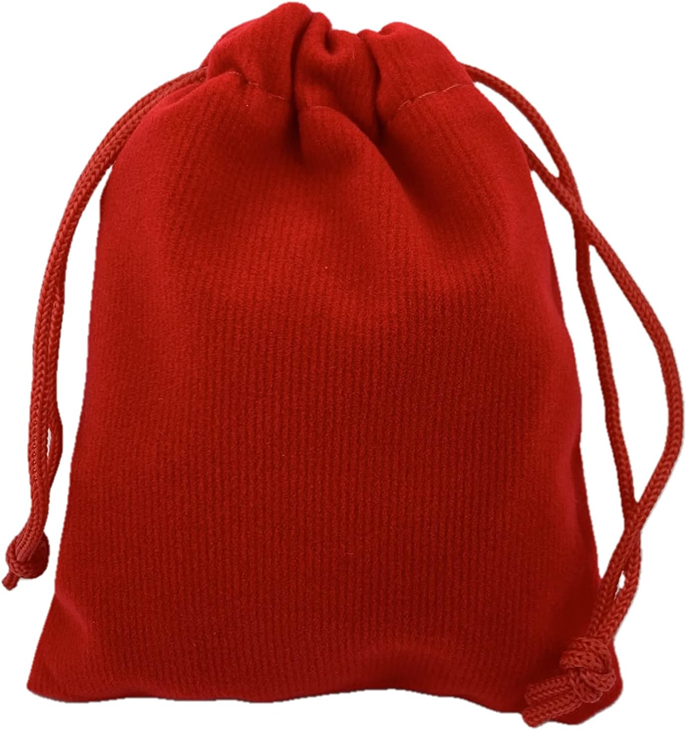 Palmhomee Pack of 48 3x4 Inch Velvet Drawstring Bags Gift Bag Velvet Pouch For Jewelry Wedding and Party Favor (Red)