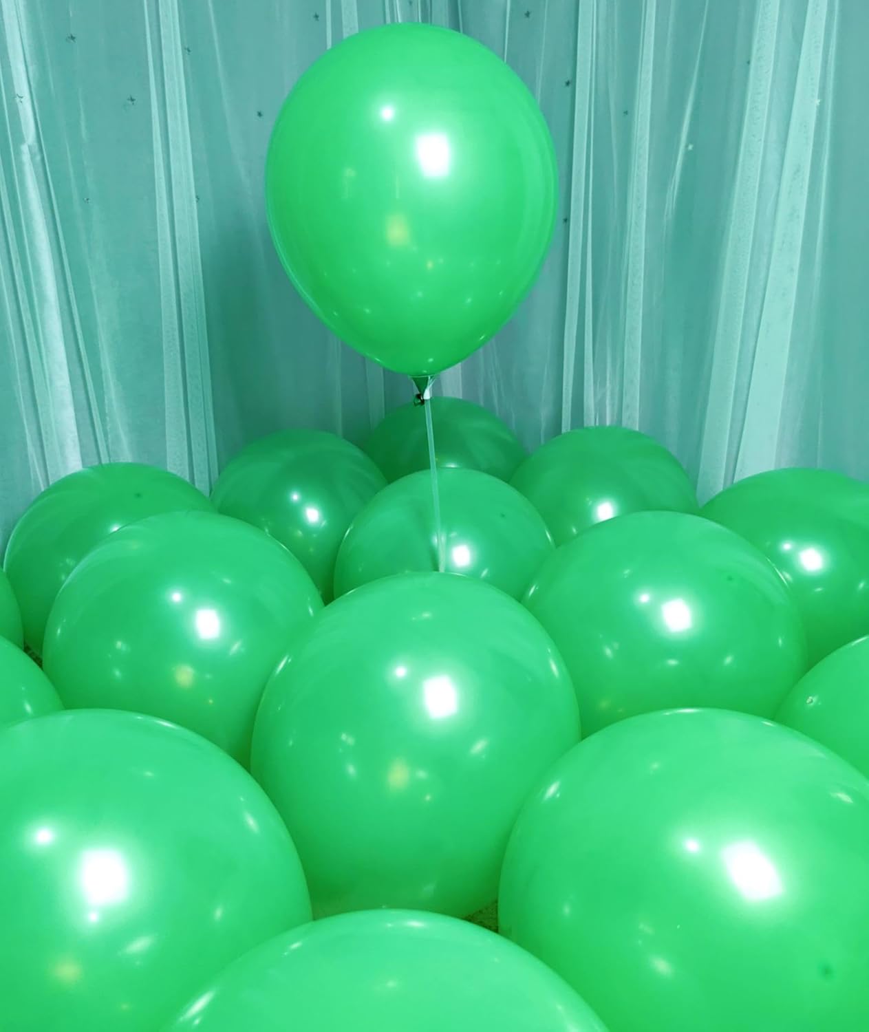 90 Pack Green Balloons 18 inch Green Latex Large Balloons for Party Decorations and Events ZWZLIULIAN