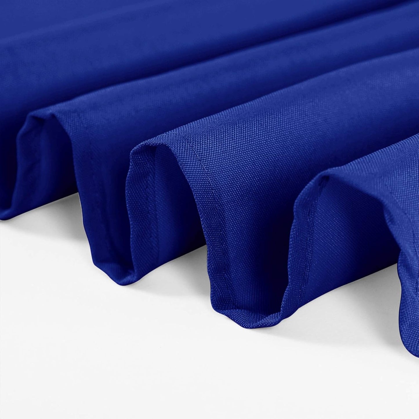 108 inch Round Tablecloth Washable Polyester Table Cloth Decorative Table Cover for Wedding Party Dining Banquet（108 inch,Royal Blue）