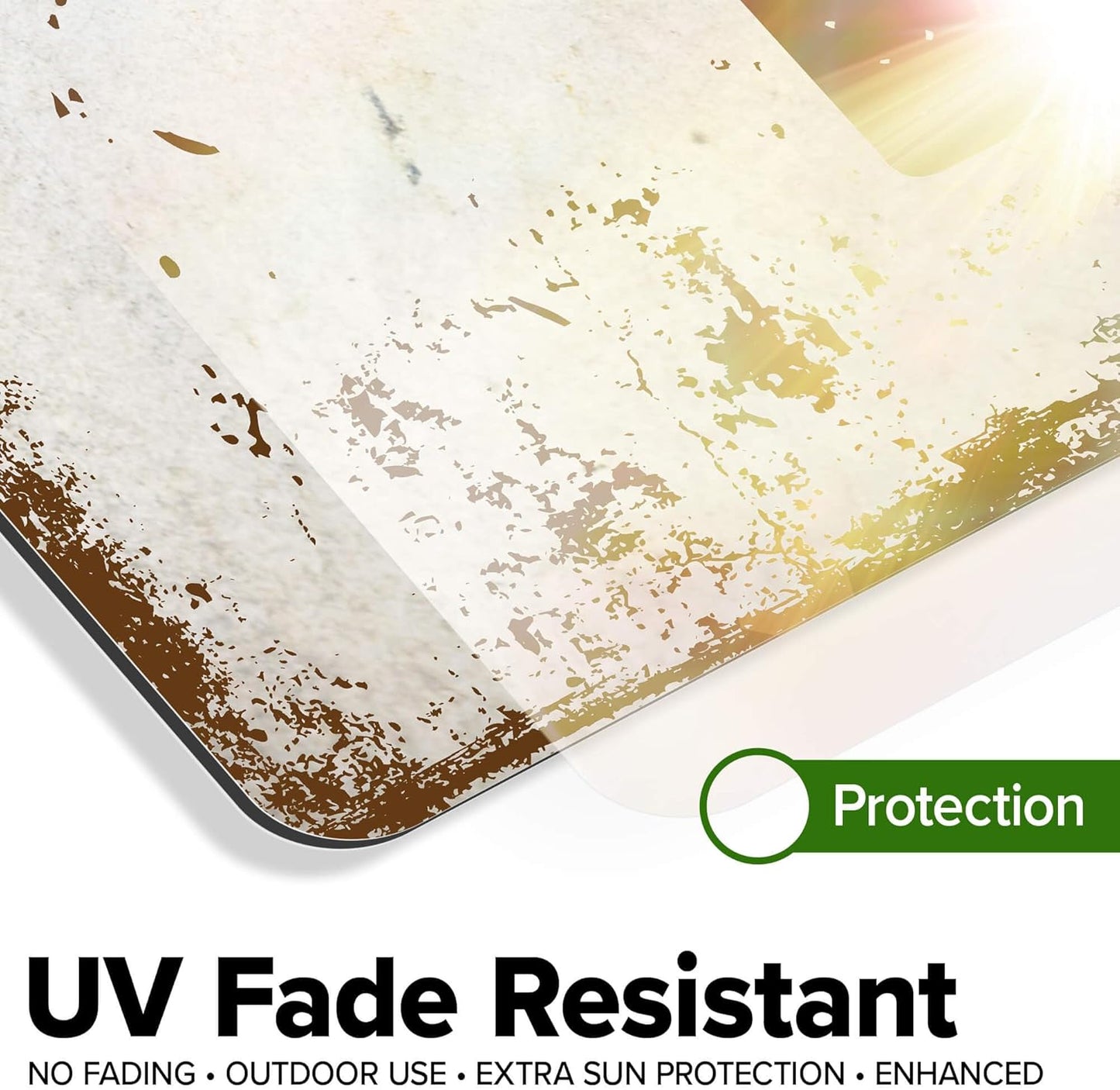 Custom Sign, Custom Street Sign, 11 Font Colors, 13 Font Styles, 4 Hole Options, 22 Sizes, 18x24 Inches, Rust Free DiBound, Fade Resistant, Made in USA by My Sign Center (Rustic)