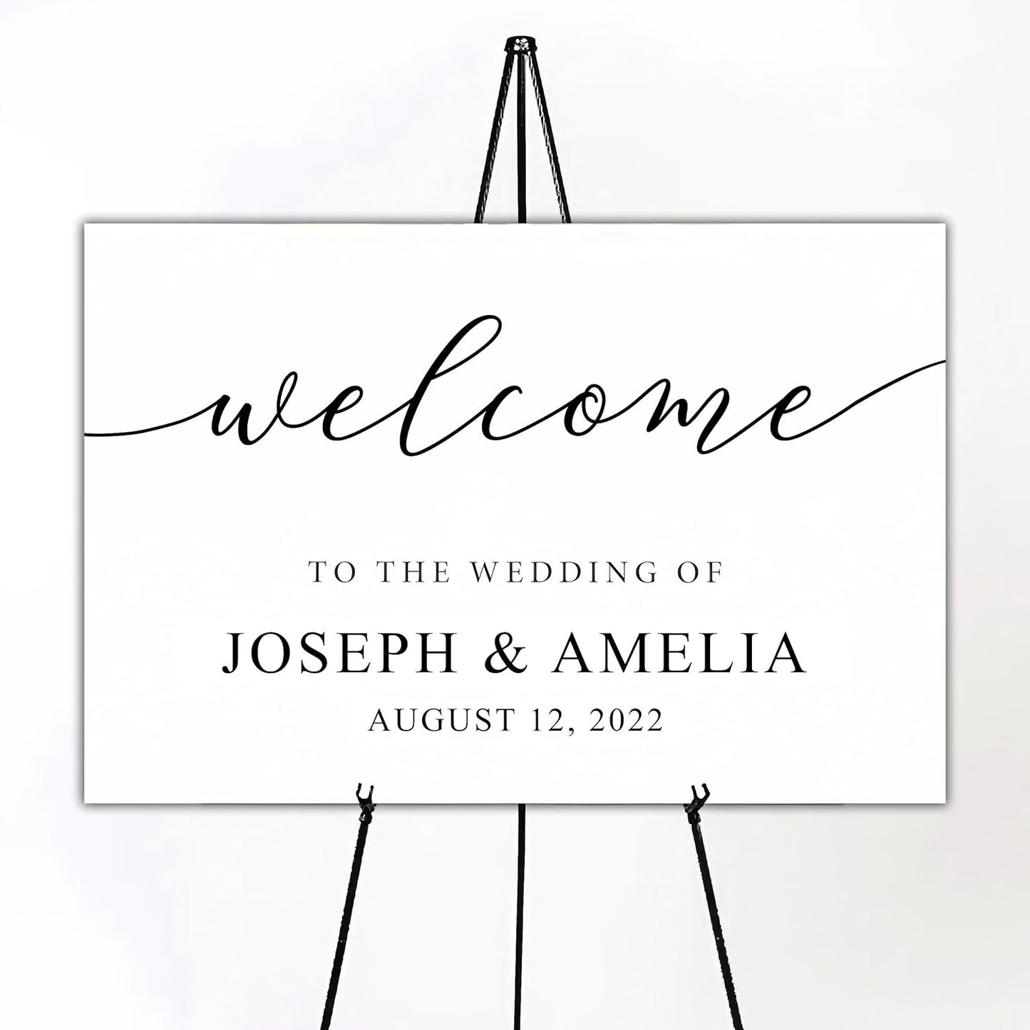 Wedding Welcome Sign - Welcome To The Wedding Sign - Personalized Wedding Sign - Wedding Décor