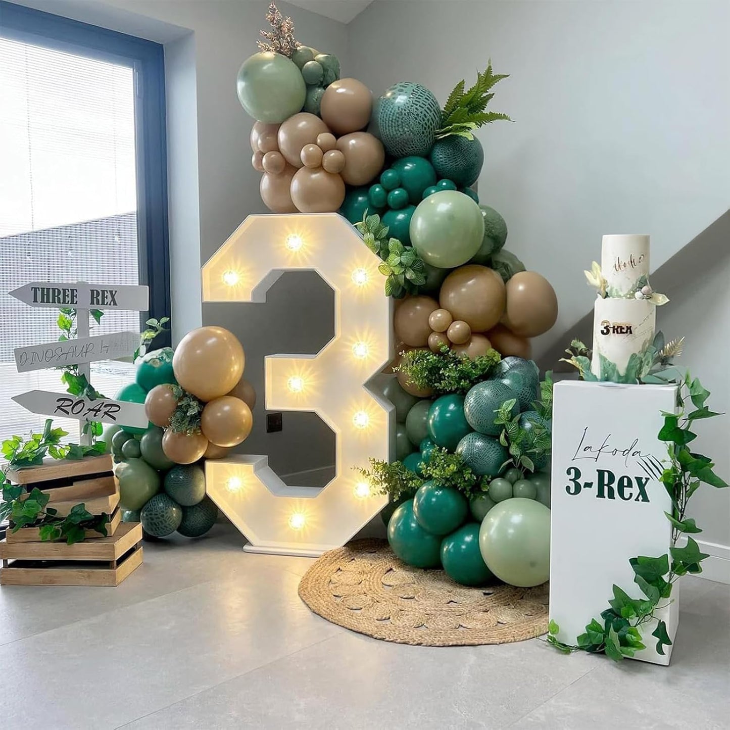 60 PCS Sage Green, Gold, Brown Latex Balloons - Woodland Camo Army Olive Green, Dark Brown, Coffee Nude Gold Party Balloons for Jungle Safari Woodland Hunting Birthday Decorations