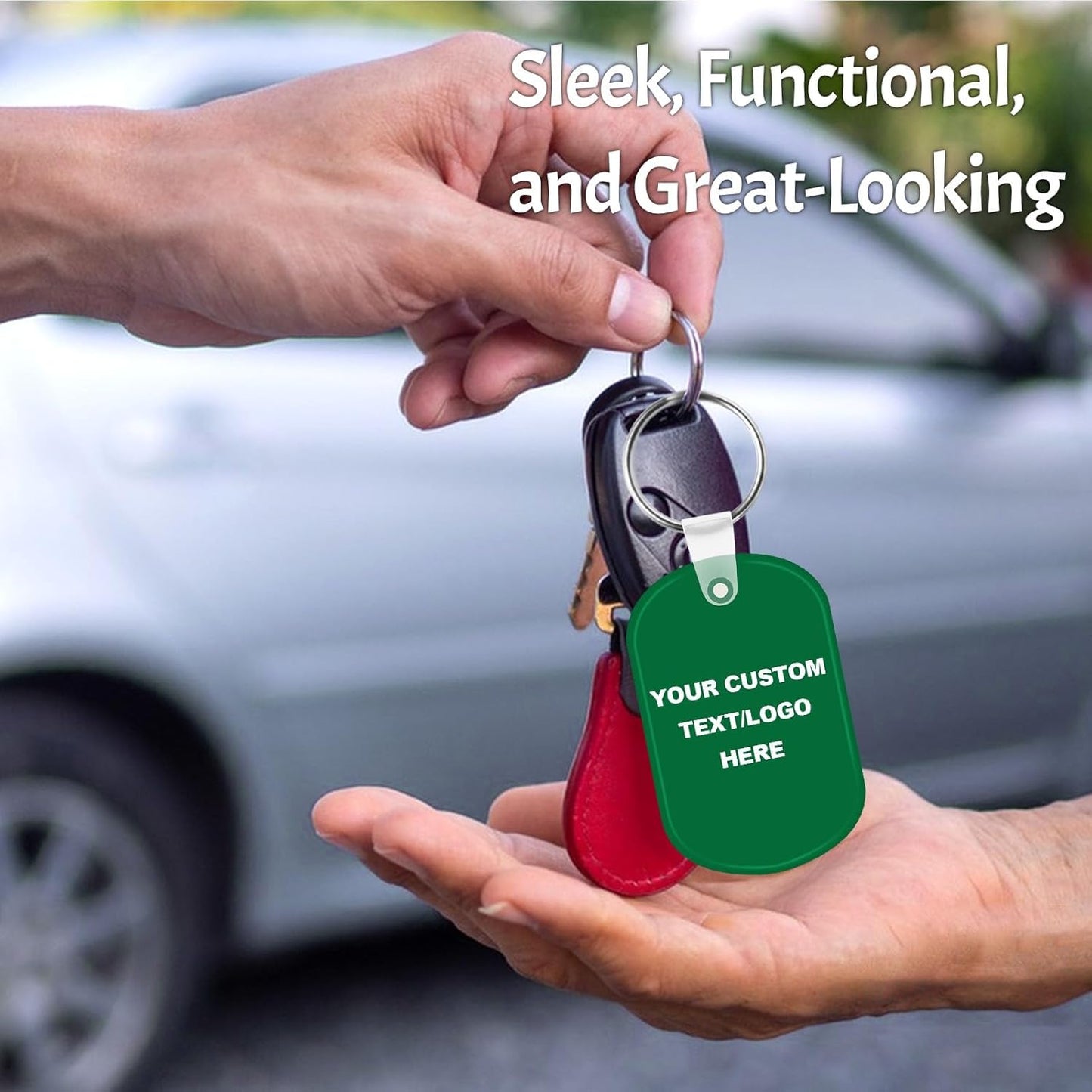 Custom Oval Soft Keychains 1000 Pack, Personalized Logo, Text Bulk - Perfect for Tradeshows, Party Favors, Campaign Gifts - Customizable Key Tags