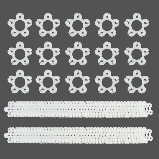 100PCS Balloon Arch Clips, Reusable Balloon Clips for Balloon Arch, Plastic Balloon Supplies for Stand, Balloon Garland Clips for Party Wedding Baby Shower Decorations