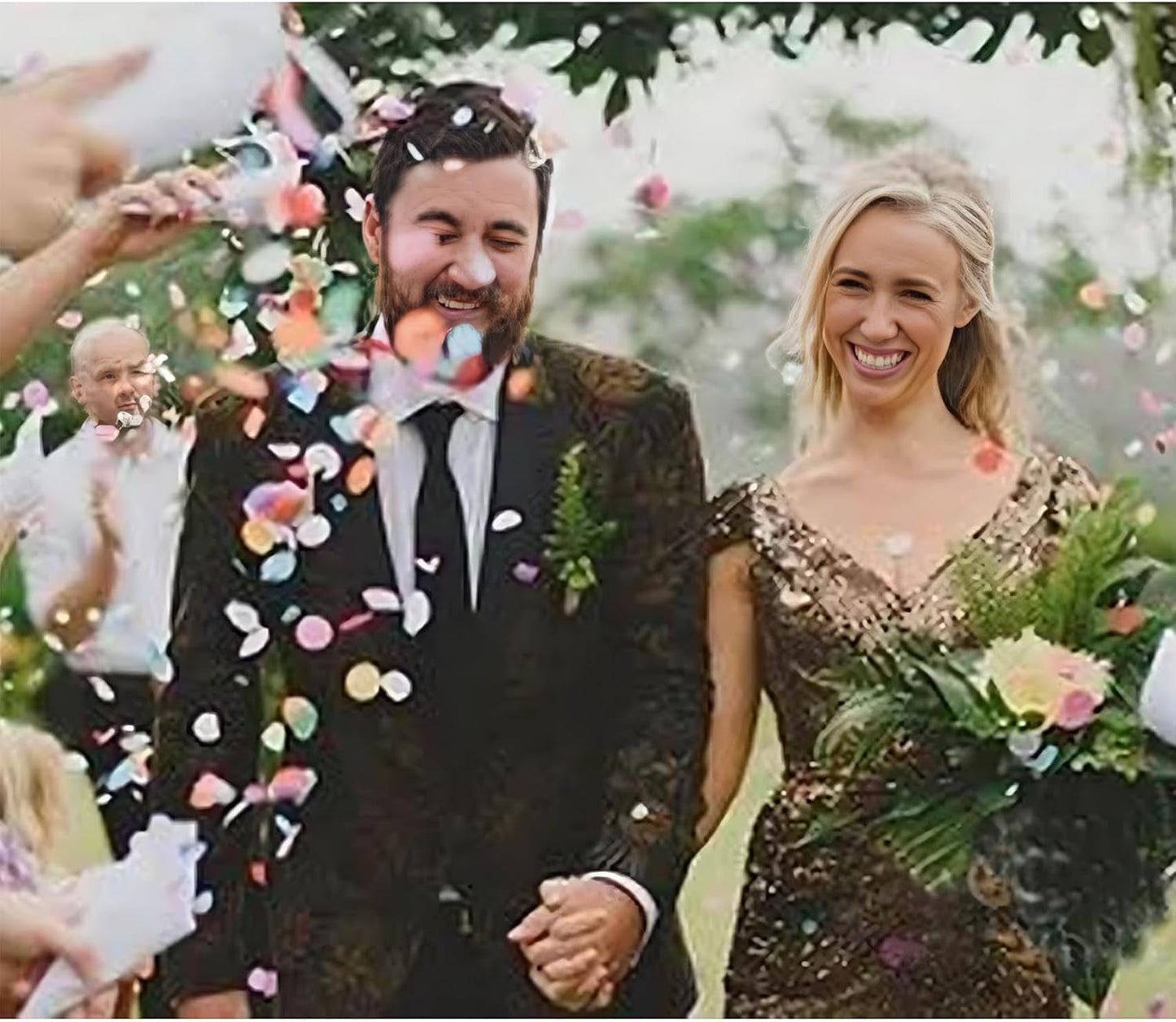 Blue Round Foil Confetti Beautiful Blue Metallic Table Confetti Glitter balloons Confetti Paillettes for Fill balloons, Wedding,Birthday,Party,Festival Decoration(8000PCS)