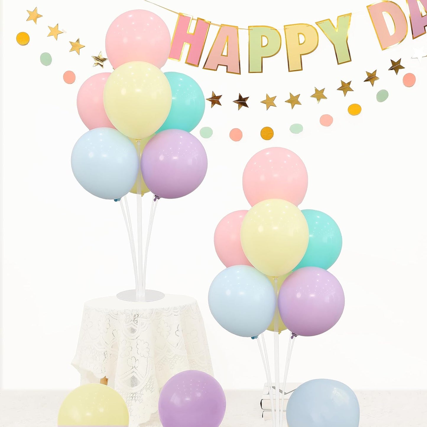 Balloon Stand Kit For Table Centerpieces Pastel Balloons Holder Baby Shower Birthday Party Decorations