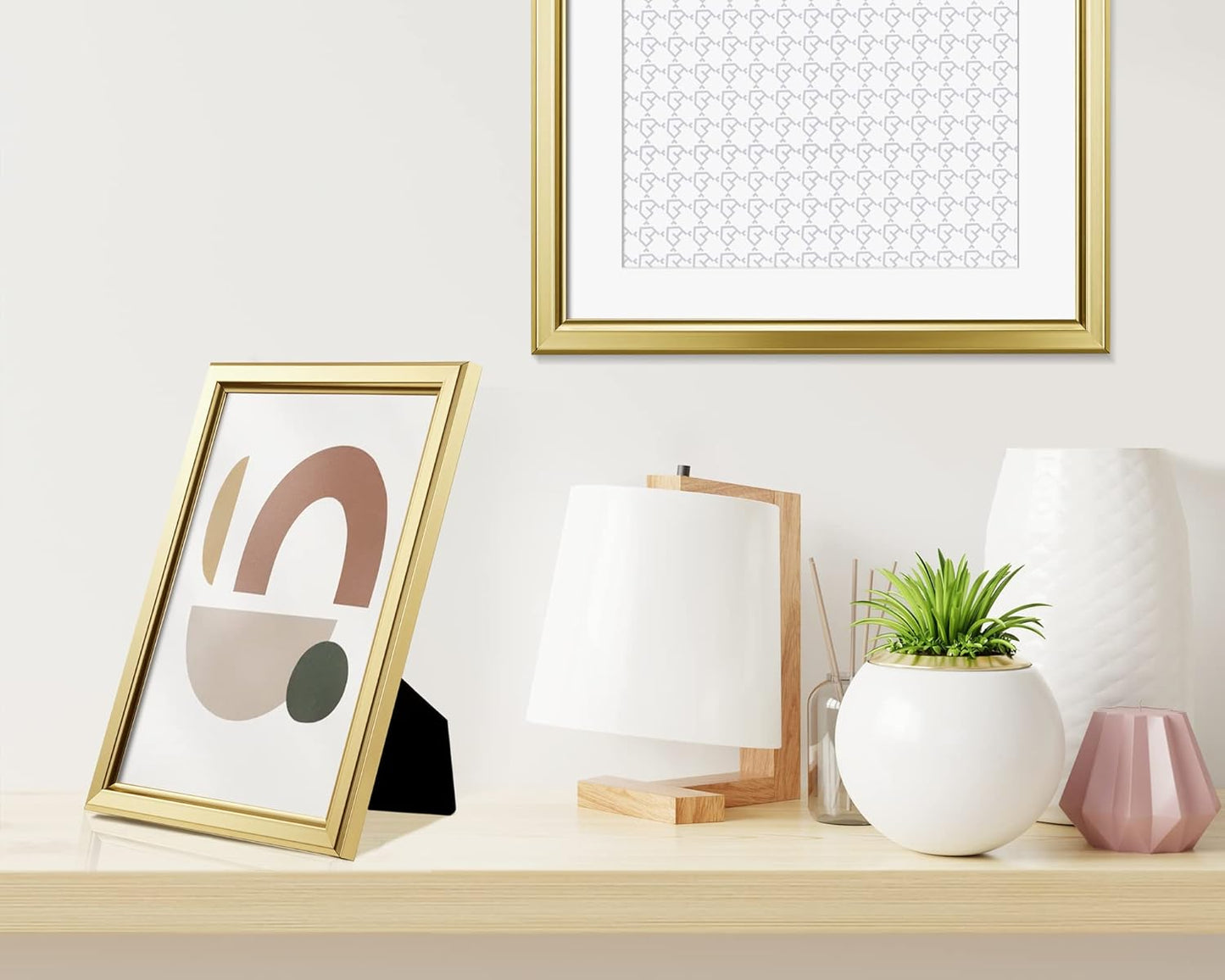 LaVie Home 8x10 Picture Frames (12 Pack, Gold) Simple Designed Photo Frames for Wall Mount Display, Set of 12 Classic Collection