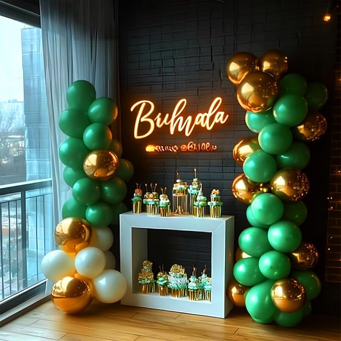 Green Latex Balloons, 150pcs 5 inches Dark Green Round Helium Balloons for or Dark Green Themed Wedding Graduation Anniversary Birthday Party Backdrop Decorations